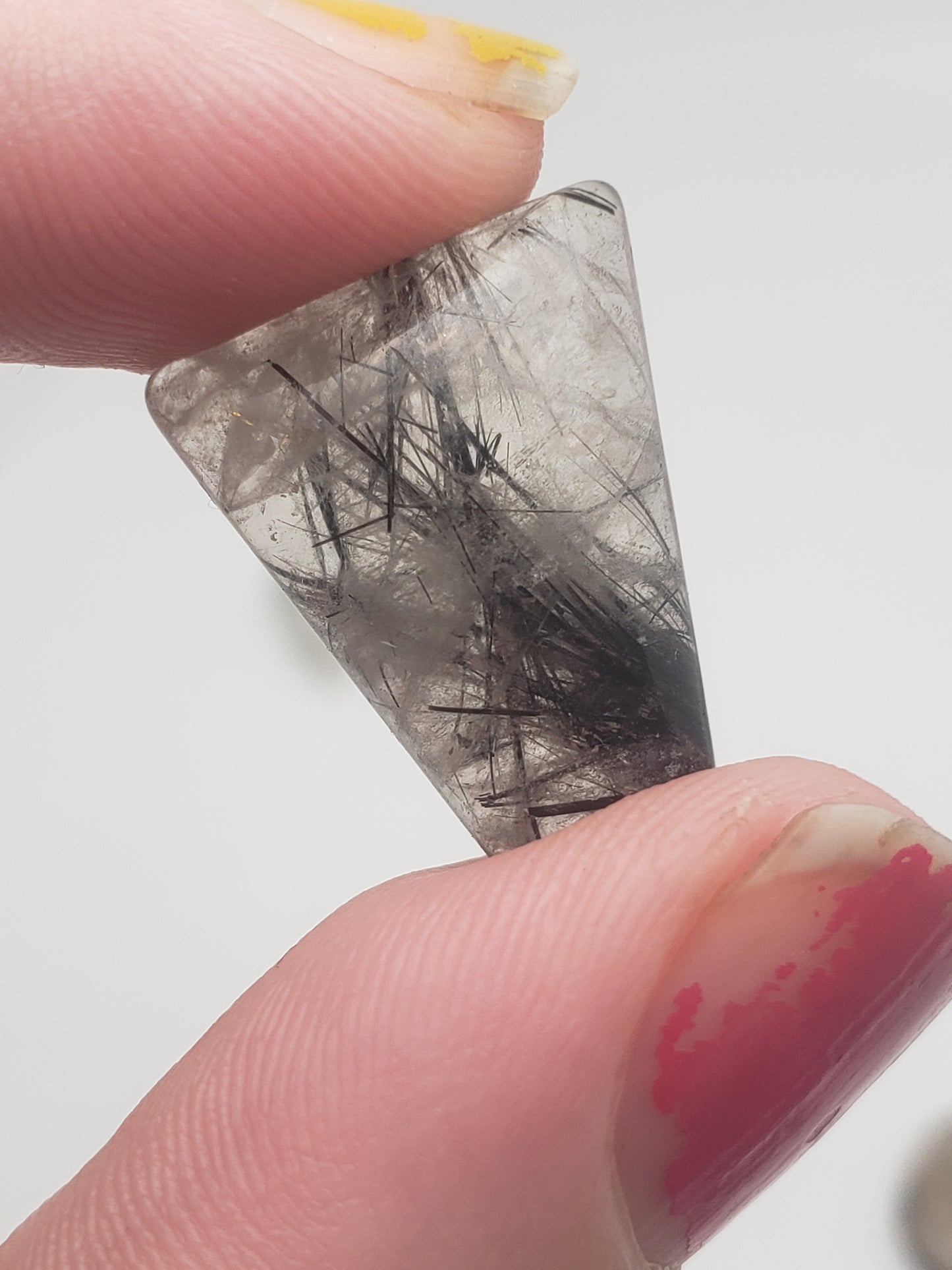 Rutilated Quartz Cabochons - Black Rutile - Smaller Size - 18-27mm