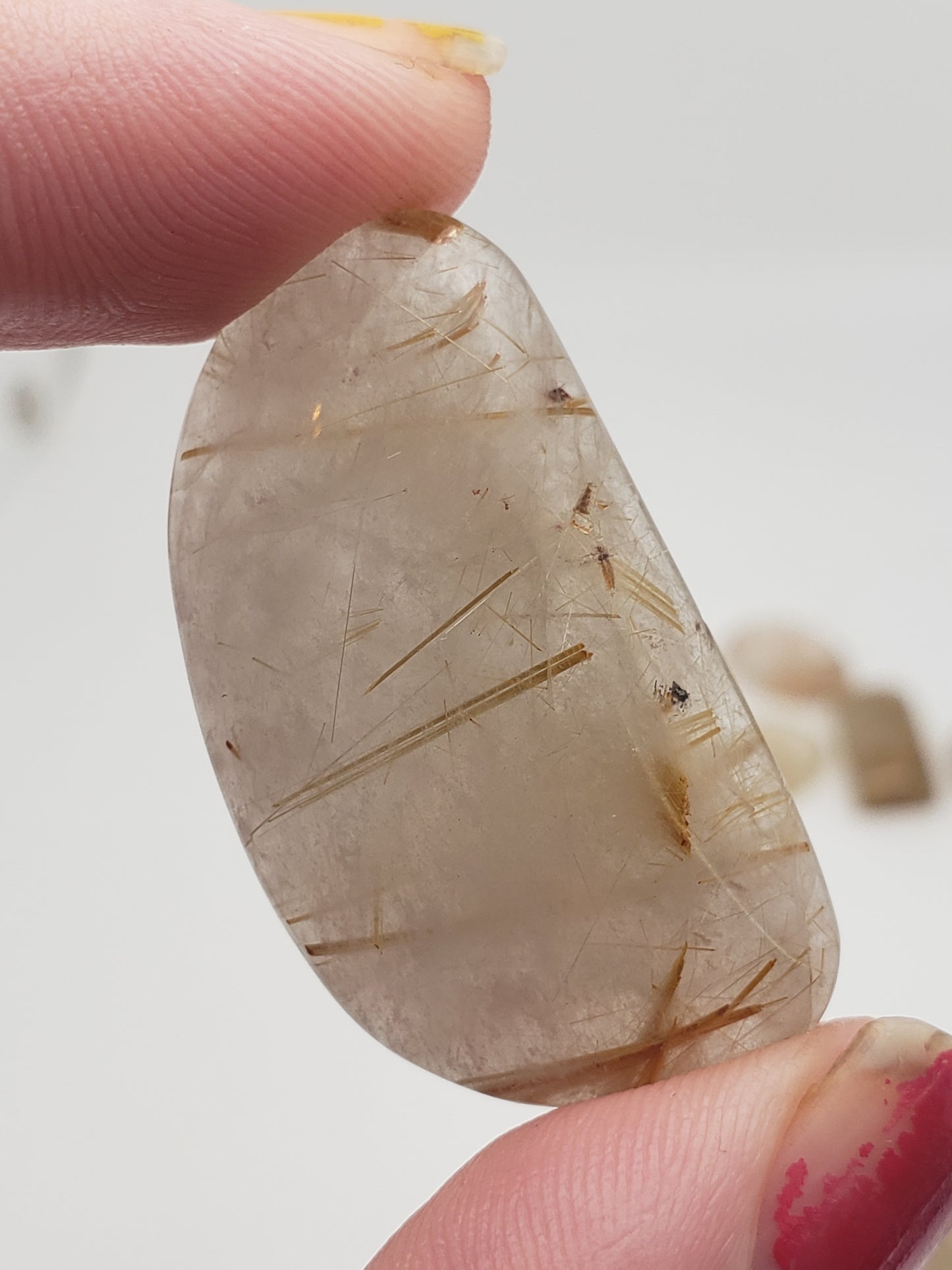 Rutilated Quartz Cabochons - Gold Rutile - Smaller Size - 18-36mm