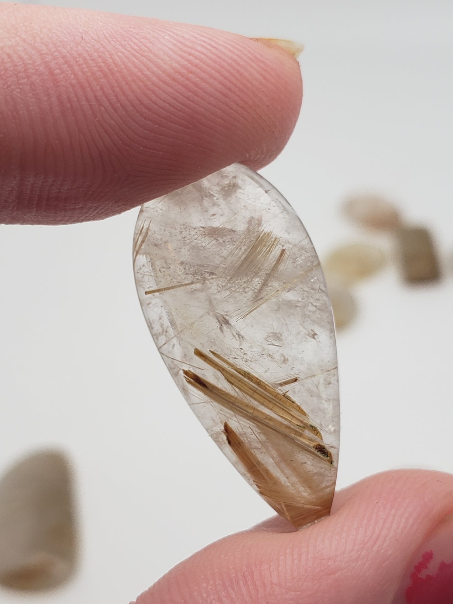 Rutilated Quartz Cabochons - Gold Rutile - Smaller Size - 18-36mm