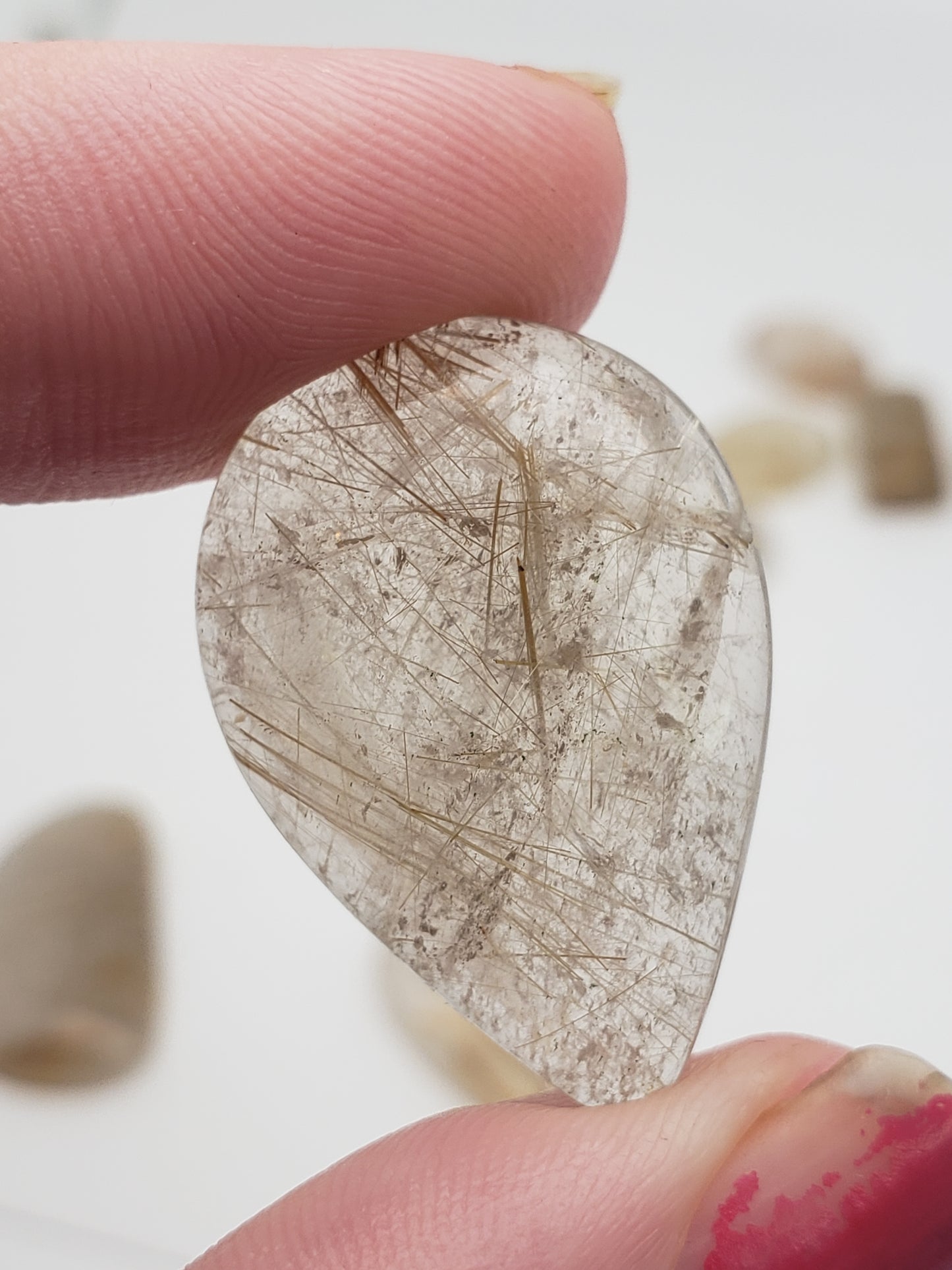 Rutilated Quartz Cabochons - Gold Rutile - Smaller Size - 18-36mm