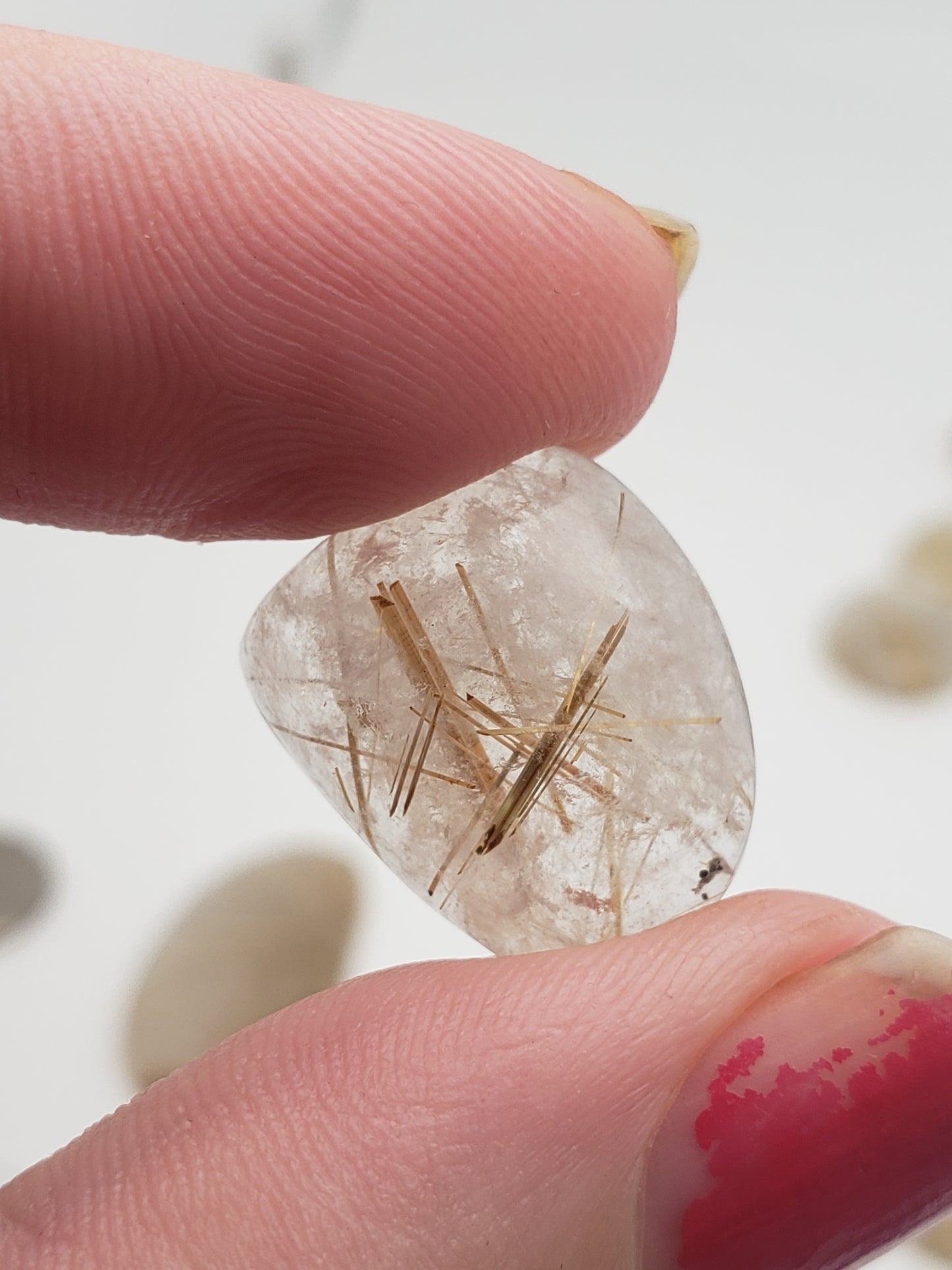 Rutilated Quartz Cabochons - Gold Rutile - Smaller Size - 18-36mm