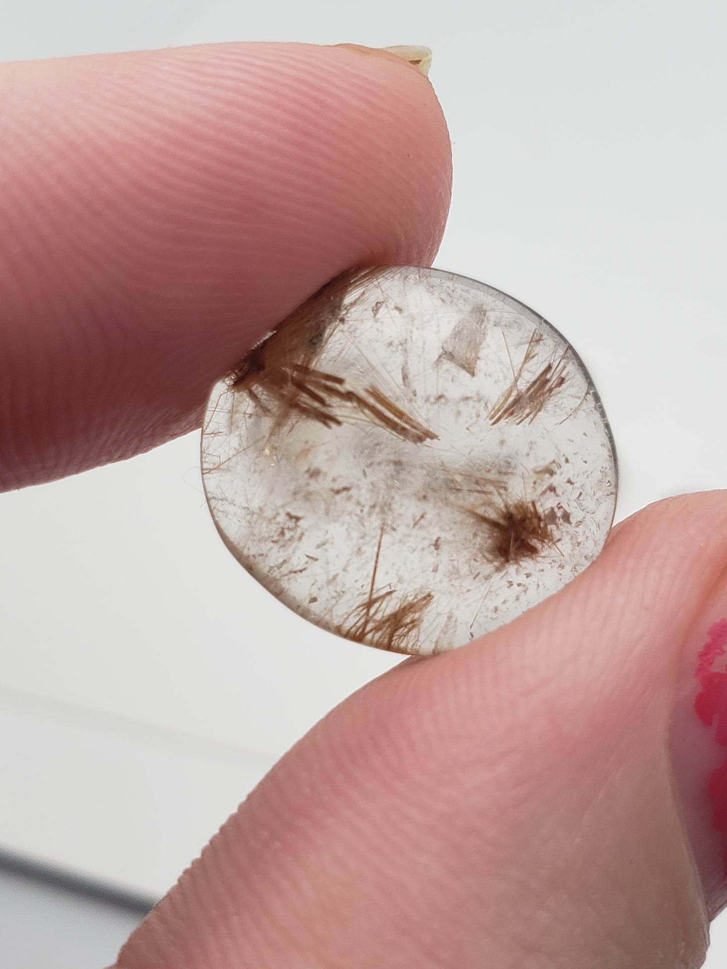 Rutilated Quartz Cabochons - Copper Rutile - 6 Pieces - 63 Carats -  Whole Lot