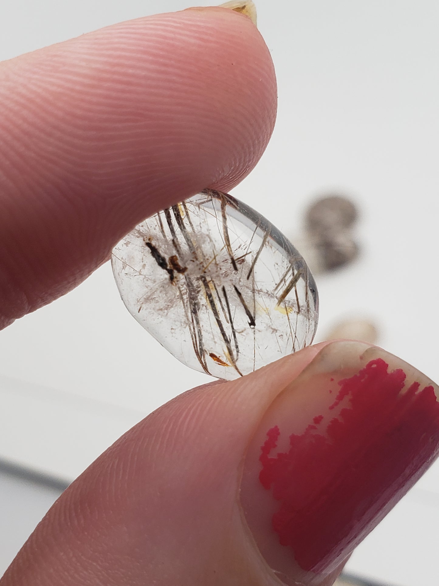 Rutilated Quartz Cabochons - Copper Rutile - 6 Pieces - 63 Carats -  Whole Lot