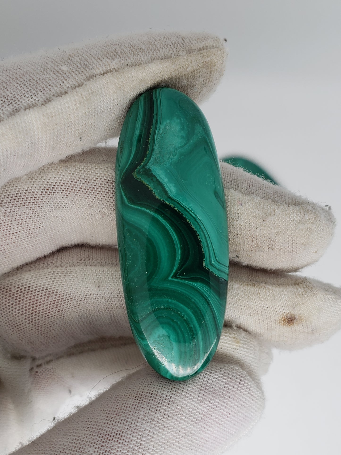 Malachite Cabochons - Large to Palm Size - 42.5-54mm