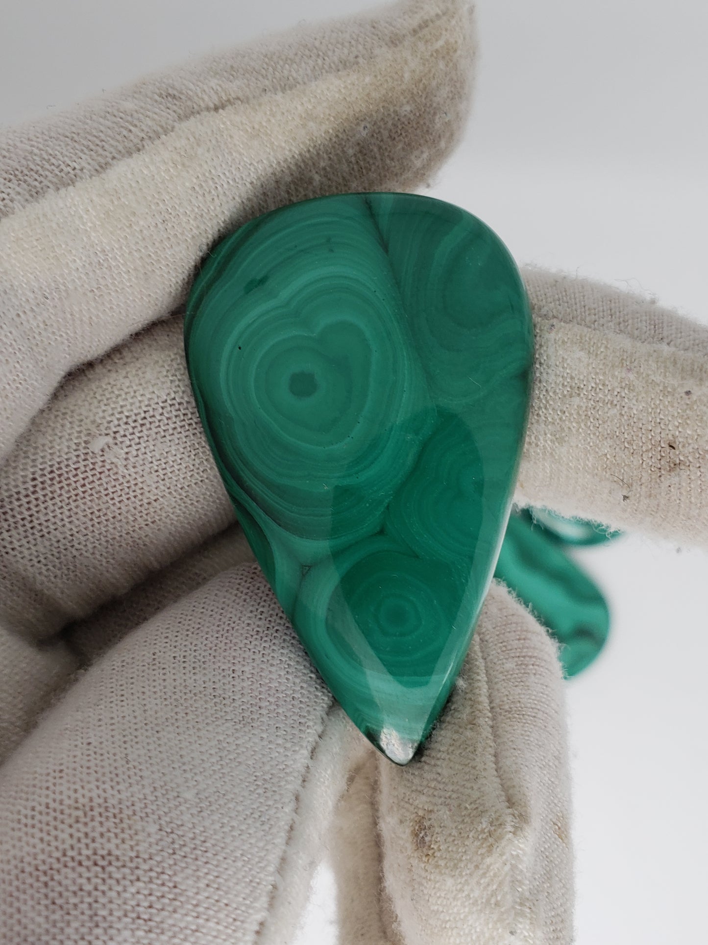 Malachite Cabochons - Large to Palm Size - 42.5-54mm