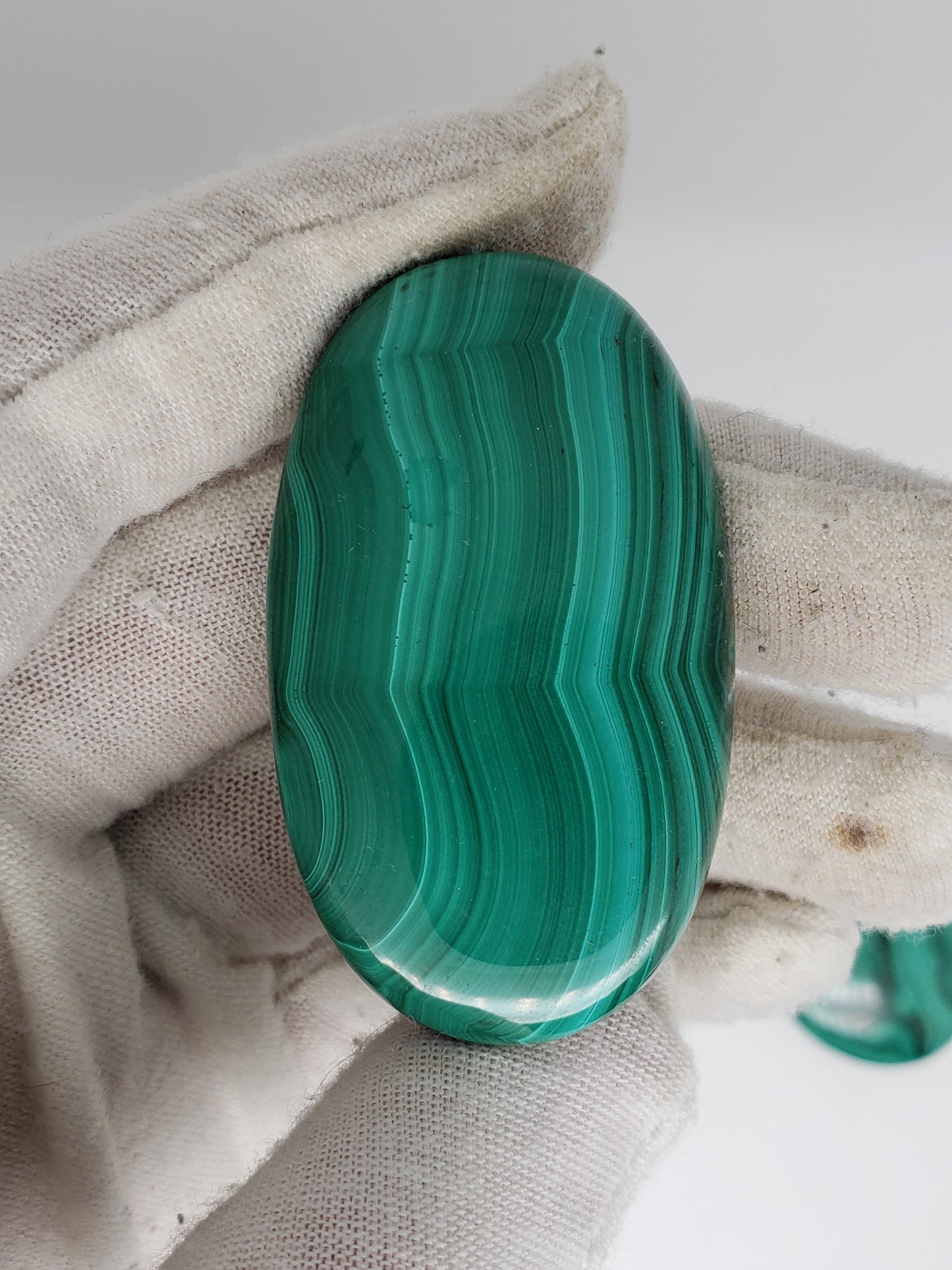 Malachite Cabochons - Large to Palm Size - 42.5-54mm