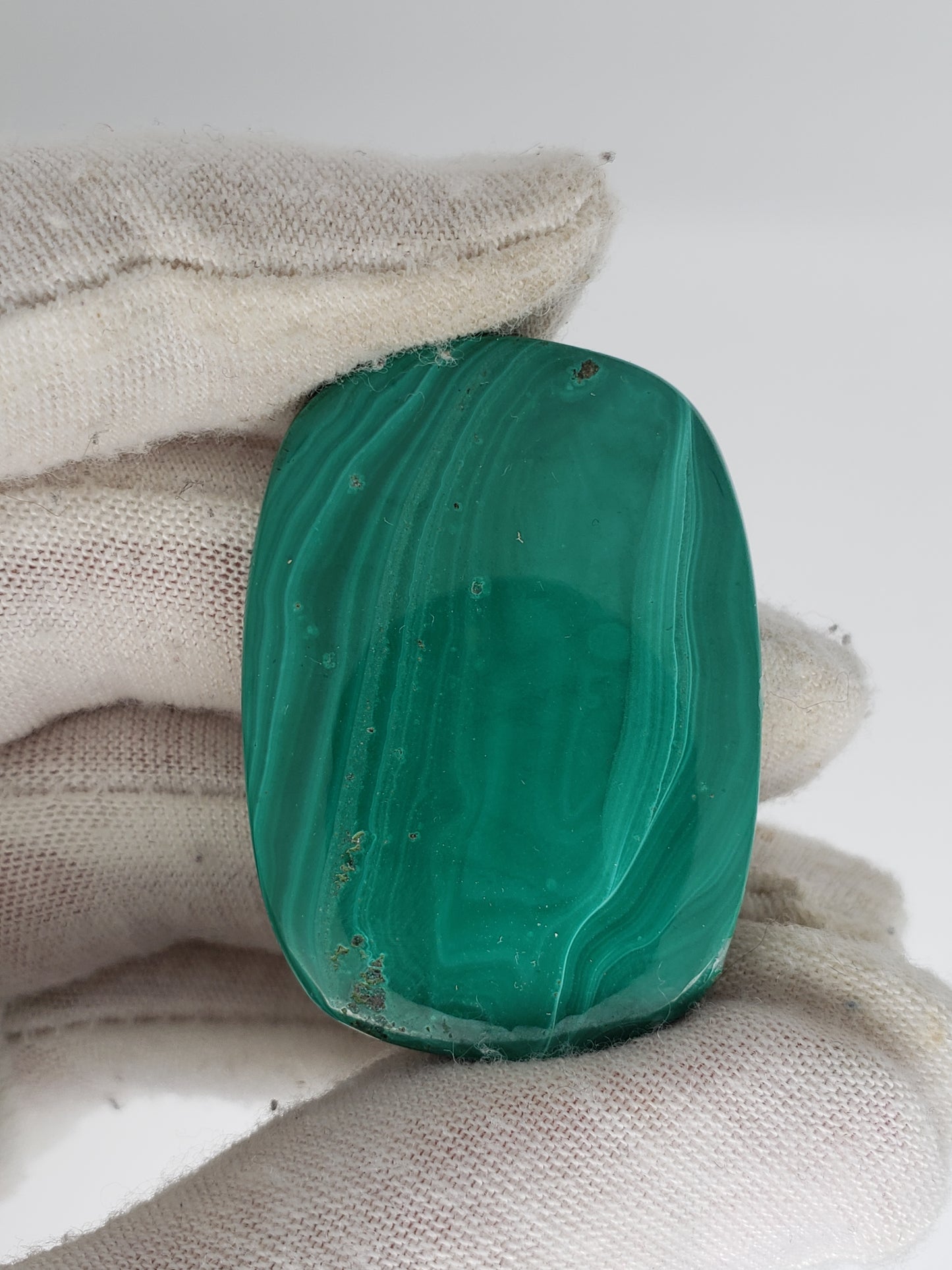 Malachite Cabochons - Large to Palm Size - 42.5-54mm