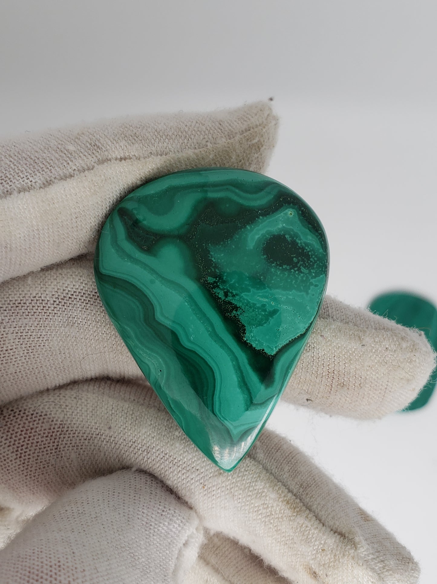 Malachite Cabochons - Large to Palm Size - 42.5-54mm