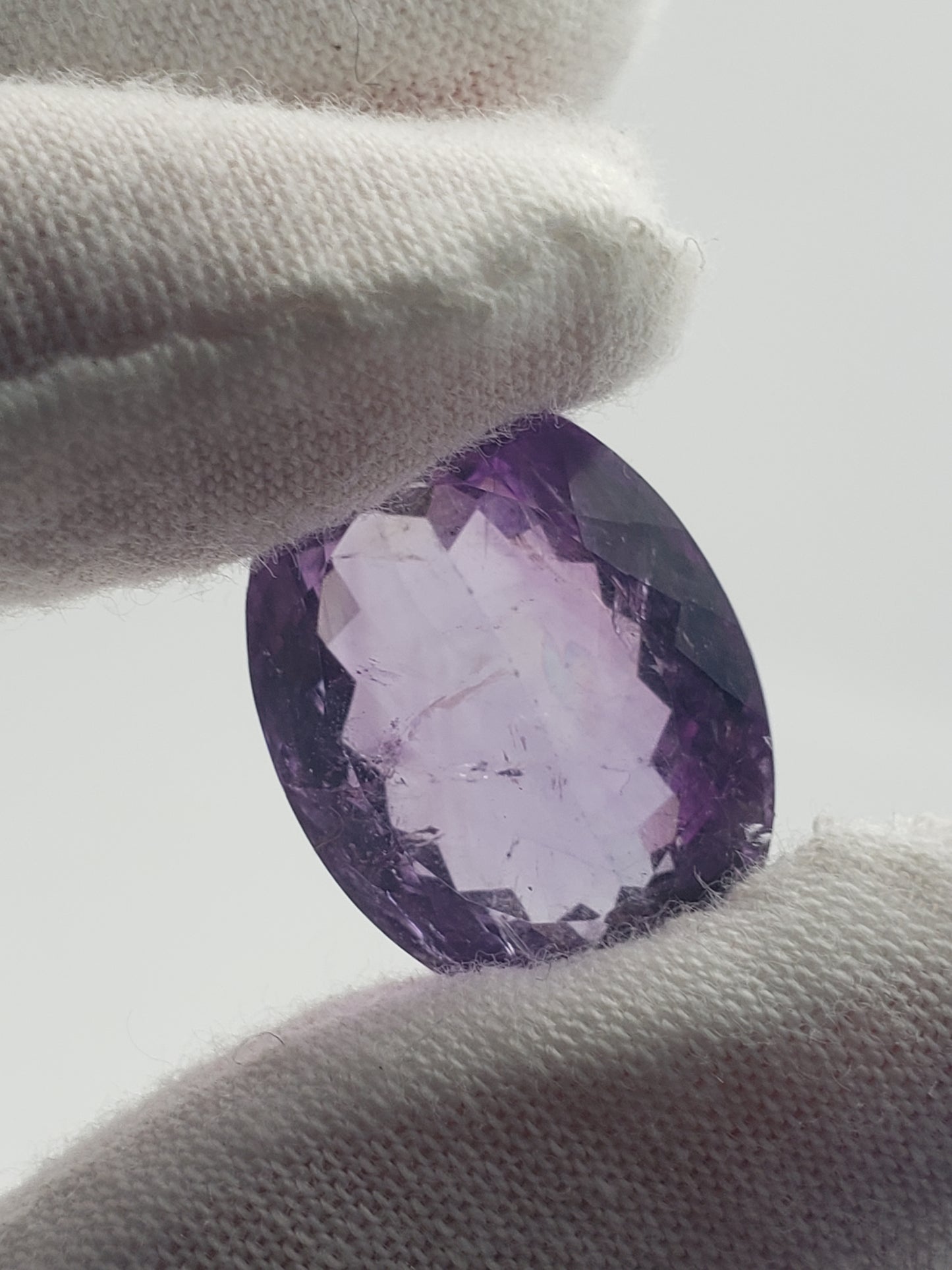 Amethyst Facets - Large - Chevrons - 14.50-25.00 carats per piece