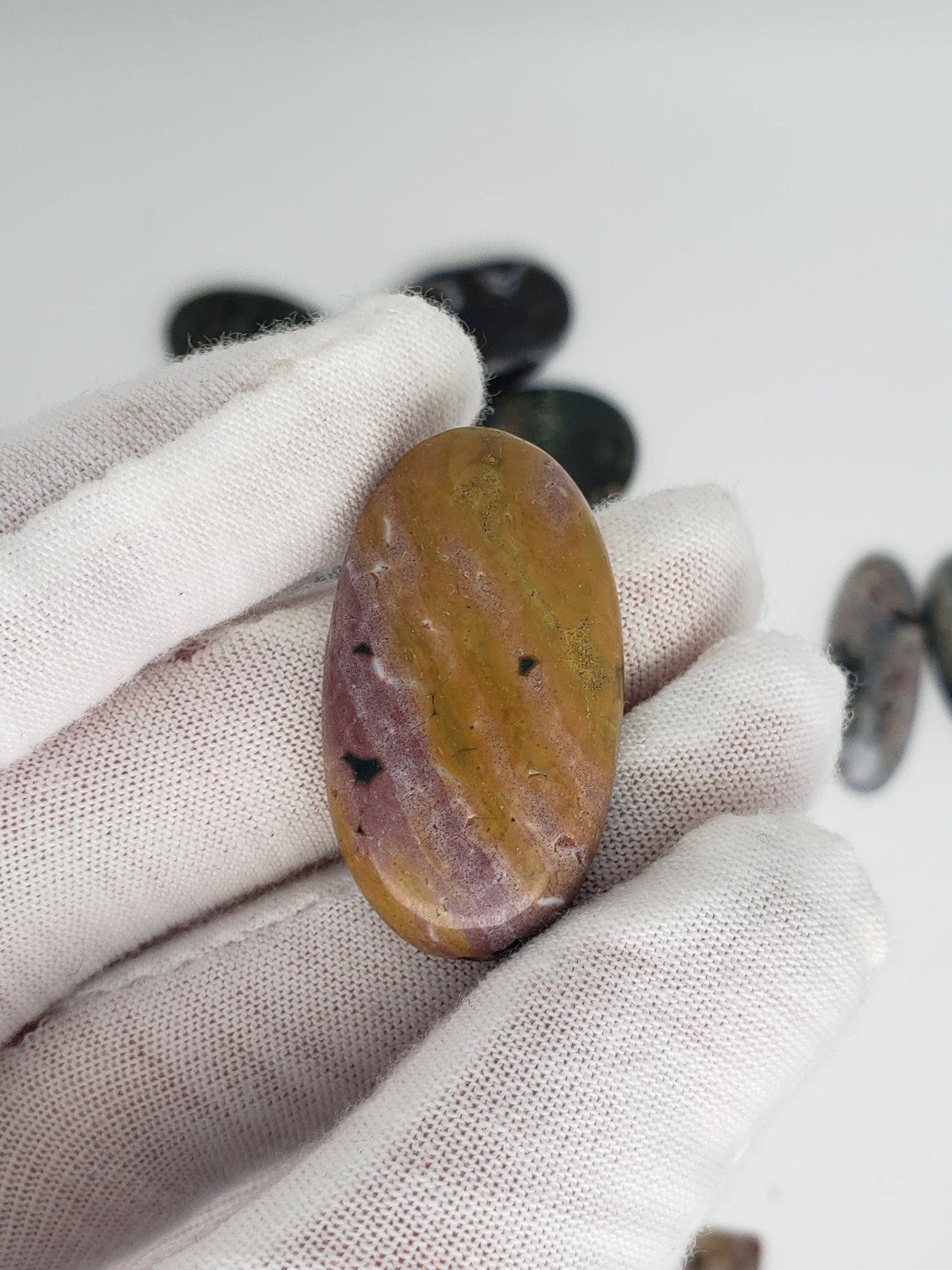 Ocean Jasper Cabochons - Medium Sizes - 31-42.7mm