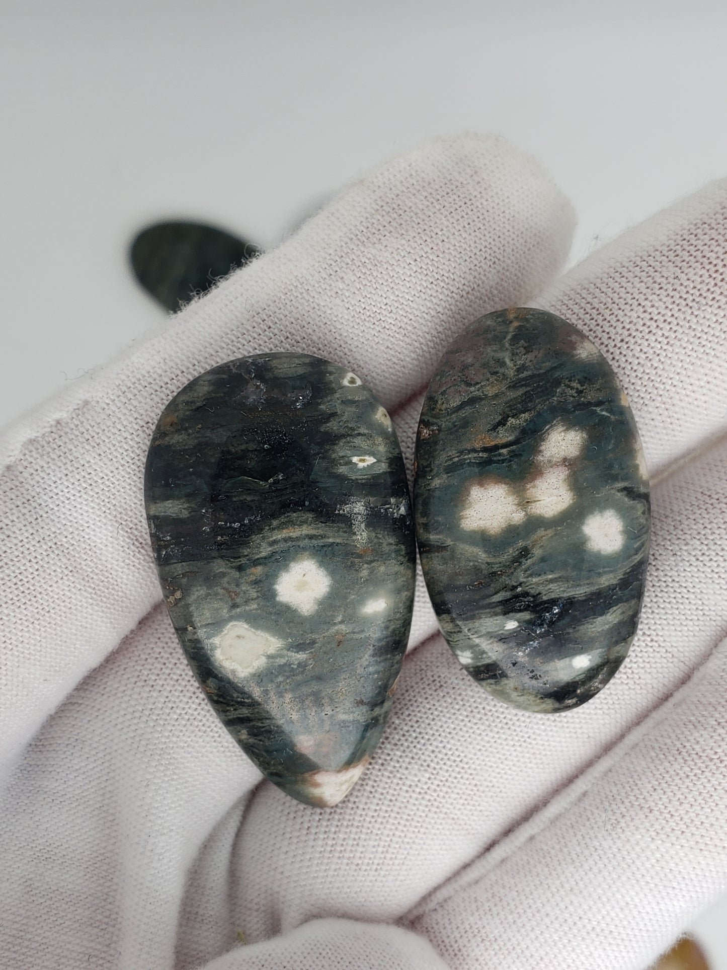 Ocean Jasper Cabochons - Medium Sizes - 31-42.7mm