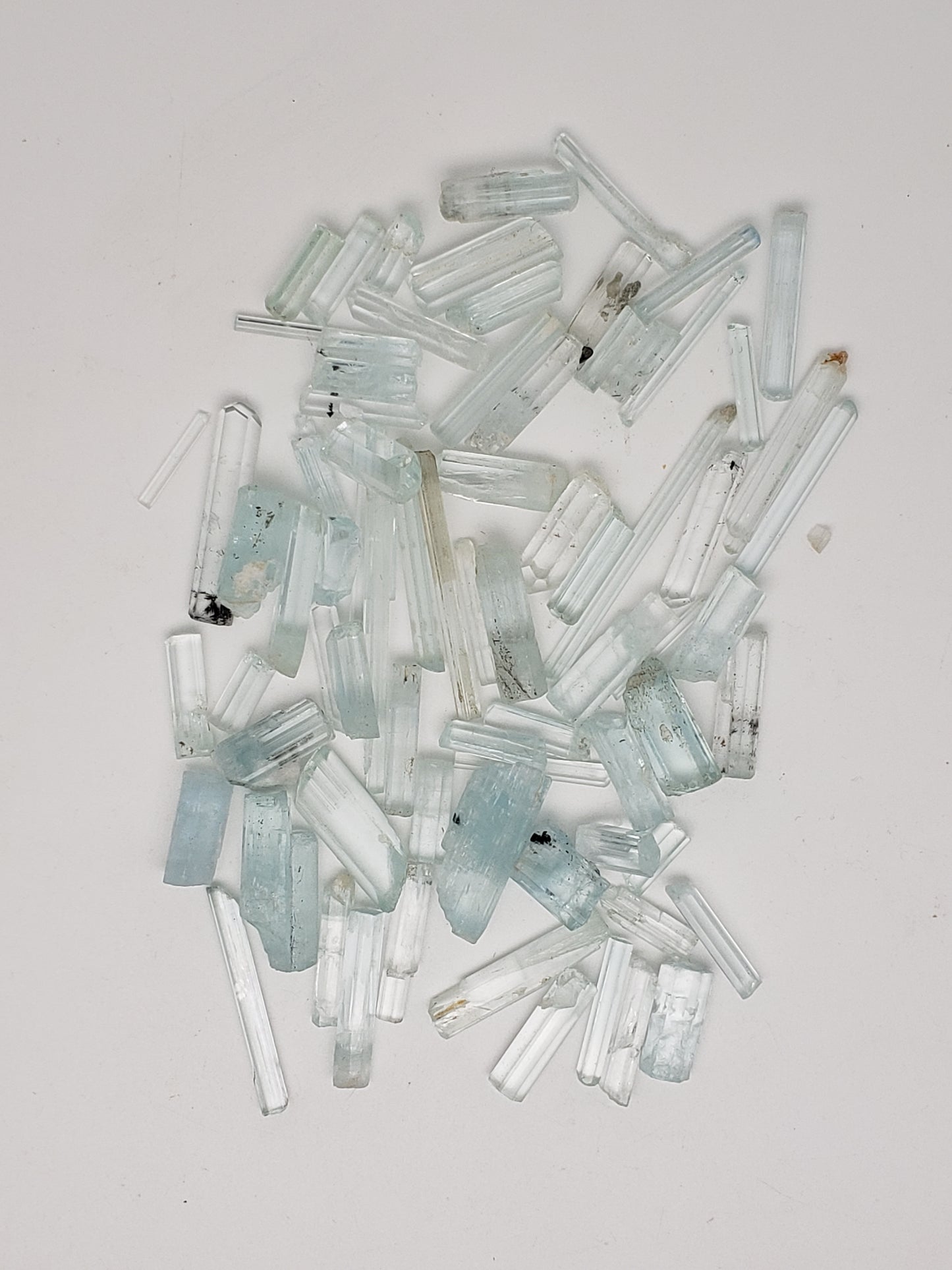 Aquamarine Raw Crystal Rods / Pencils - Smalls for Jewelry Use