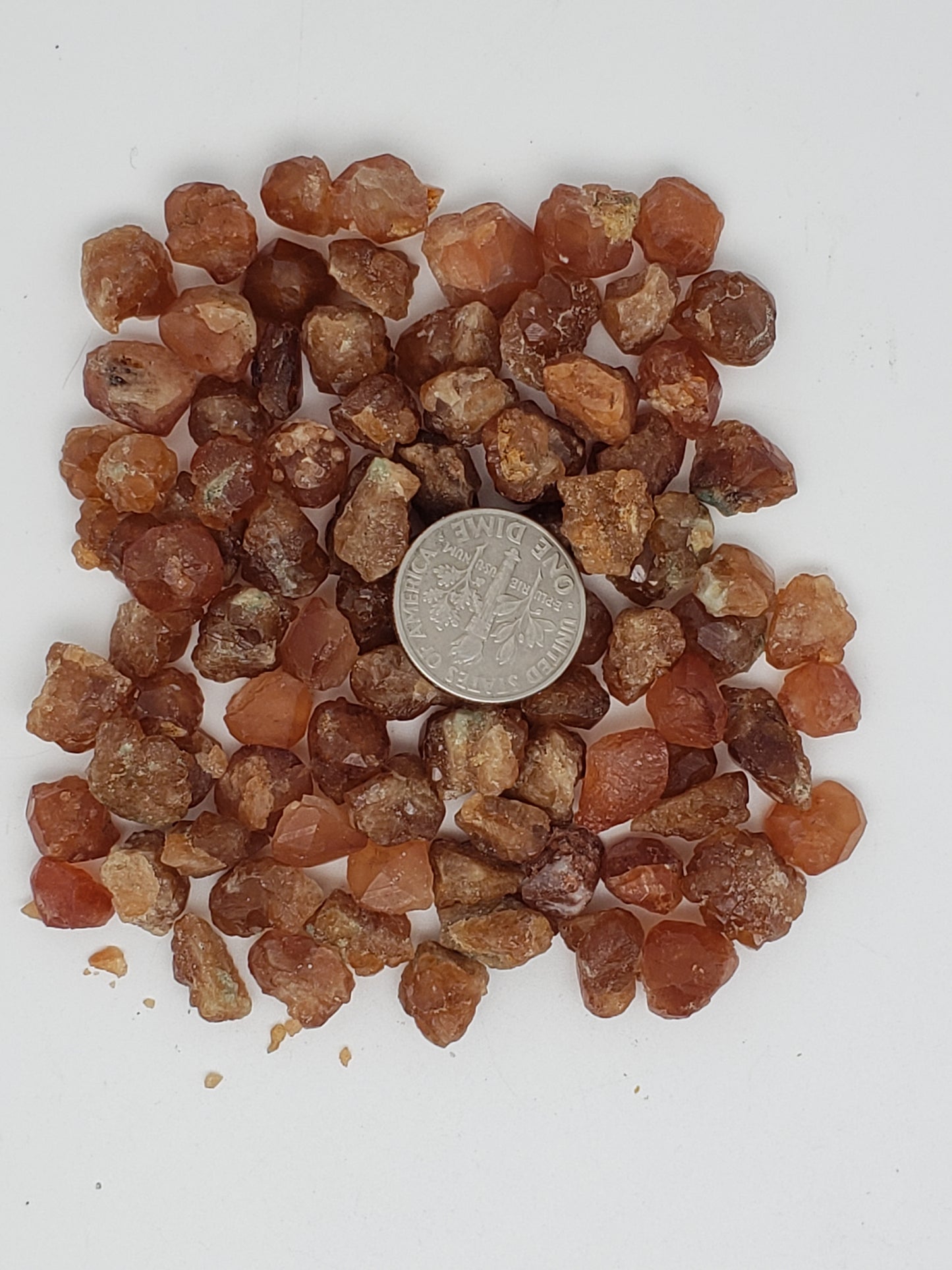 Spessartine Garnets - Raw - Orange Garnets - ~1 gram per piece