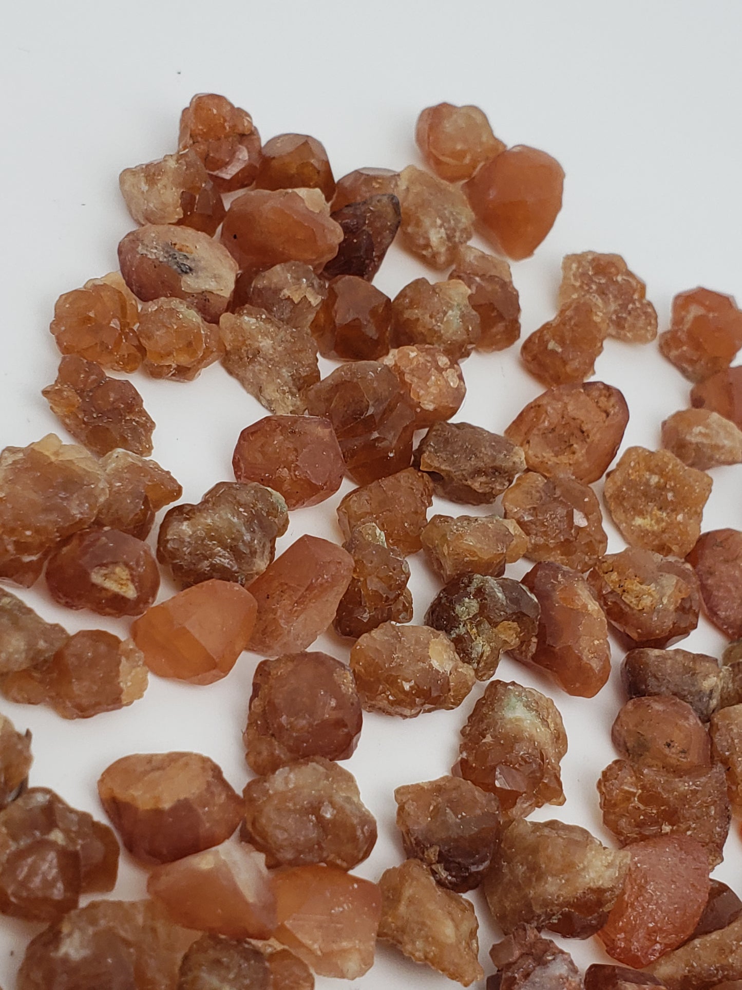 Spessartine Garnets - Raw - Orange Garnets - ~1 gram per piece