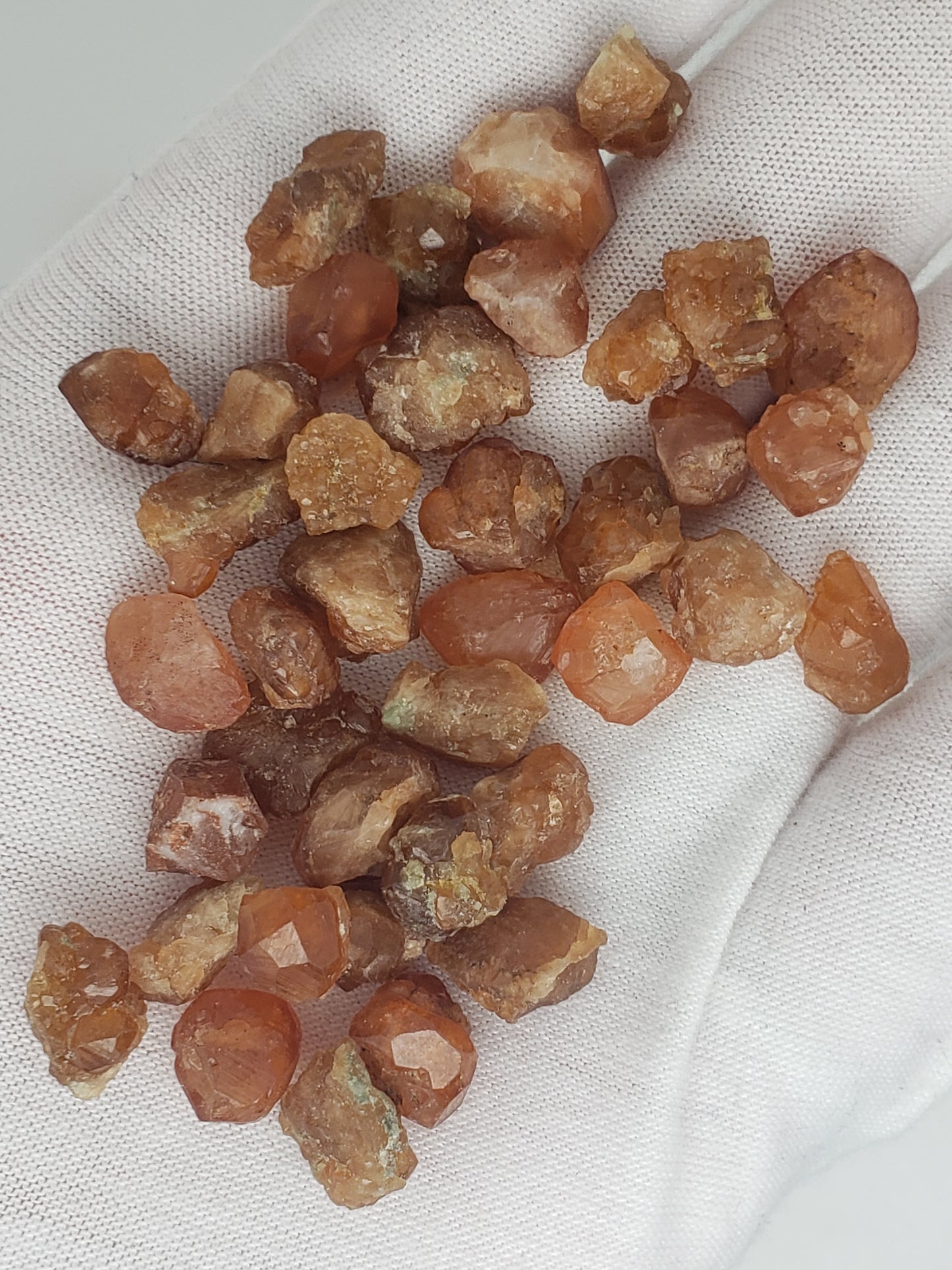 Spessartine Garnets - Raw - Orange Garnets - ~1 gram per piece