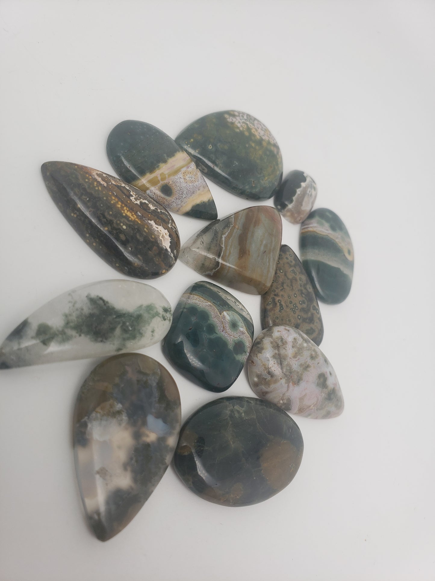 Ocean Jasper Cabochons - Small Sizes - 15-32.3mm