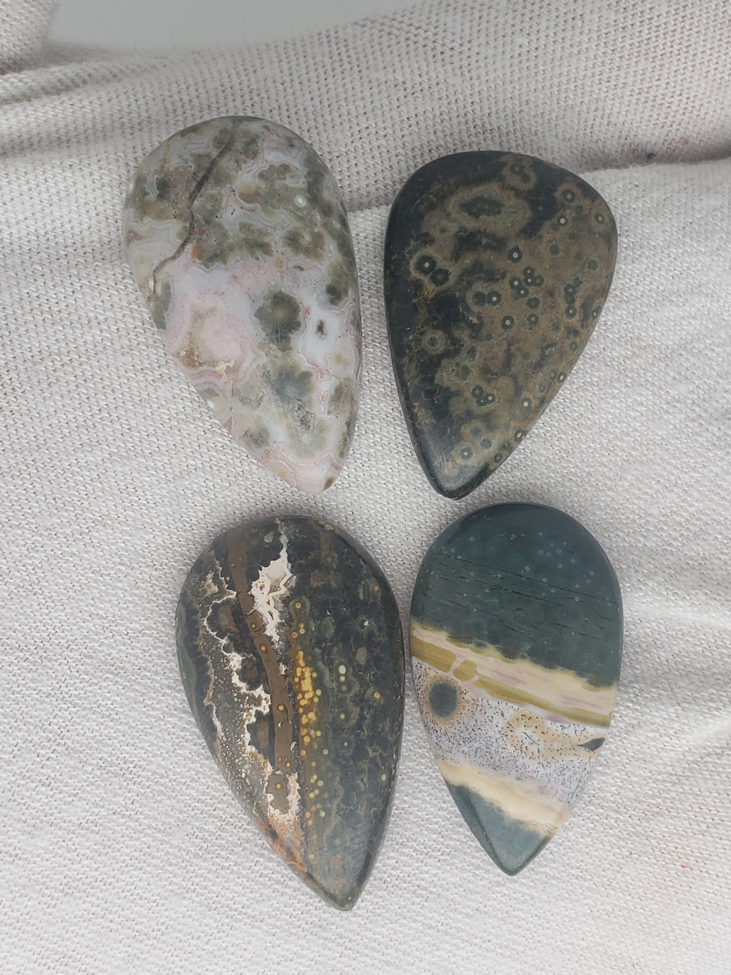 Ocean Jasper Cabochons - Small Sizes - 15-32.3mm