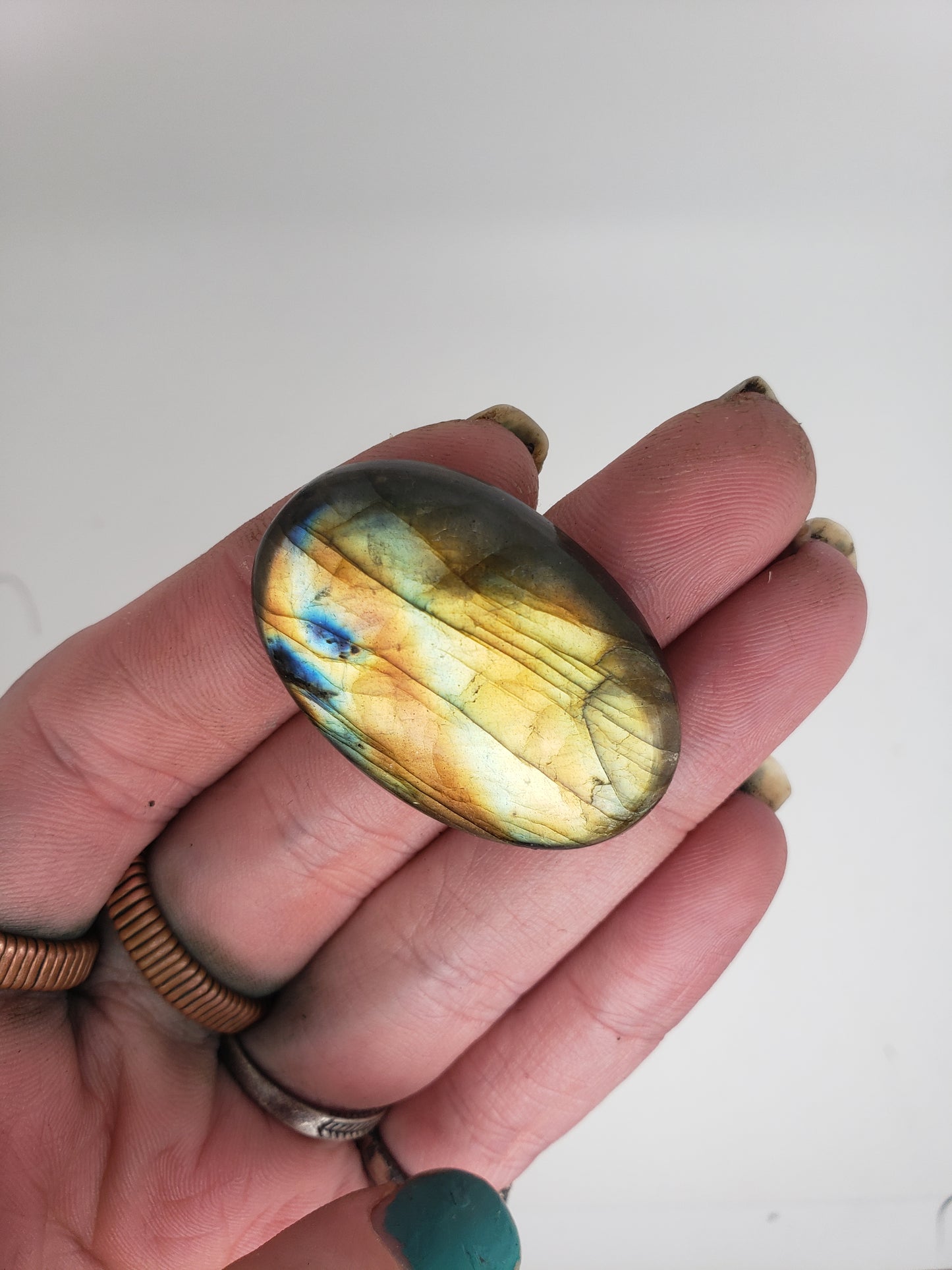 Labradorite Super Flashy -  Sunset / Rainbow / Mixed Colors -  Large Sizes