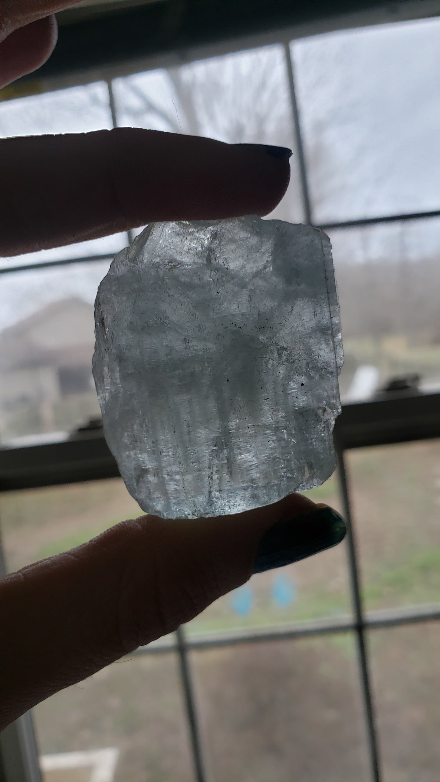 Aquamarine Specimen - 51.3 grams - 47.5mm - Shigar Flat Top Termination