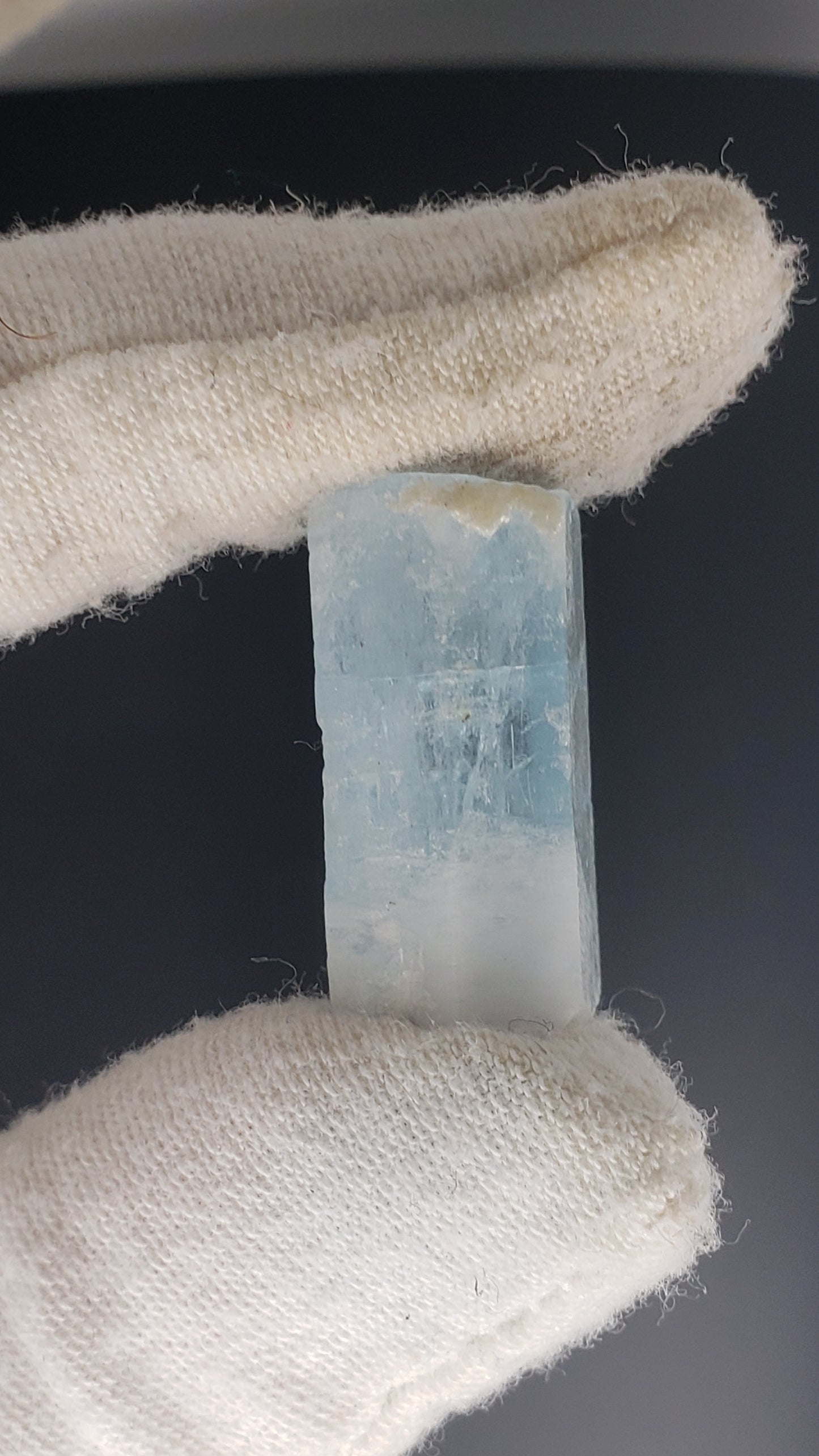 Aquamarine Rod - 8.25 grams - 26.1mm - Large Focal for Jewelry