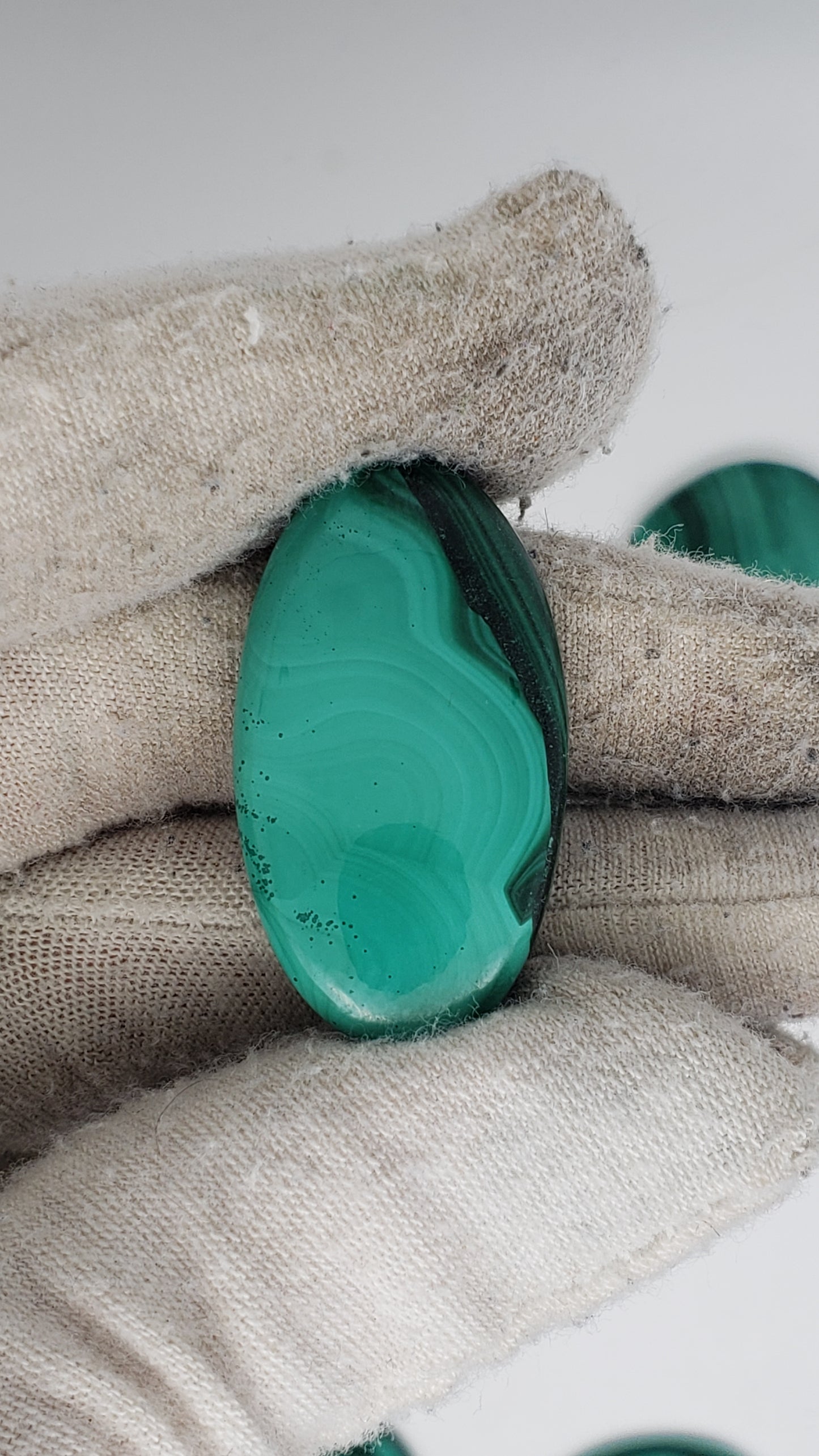 Malachite Cabochons - Medium to Large Pendant Focals - 31.3-43.5mm