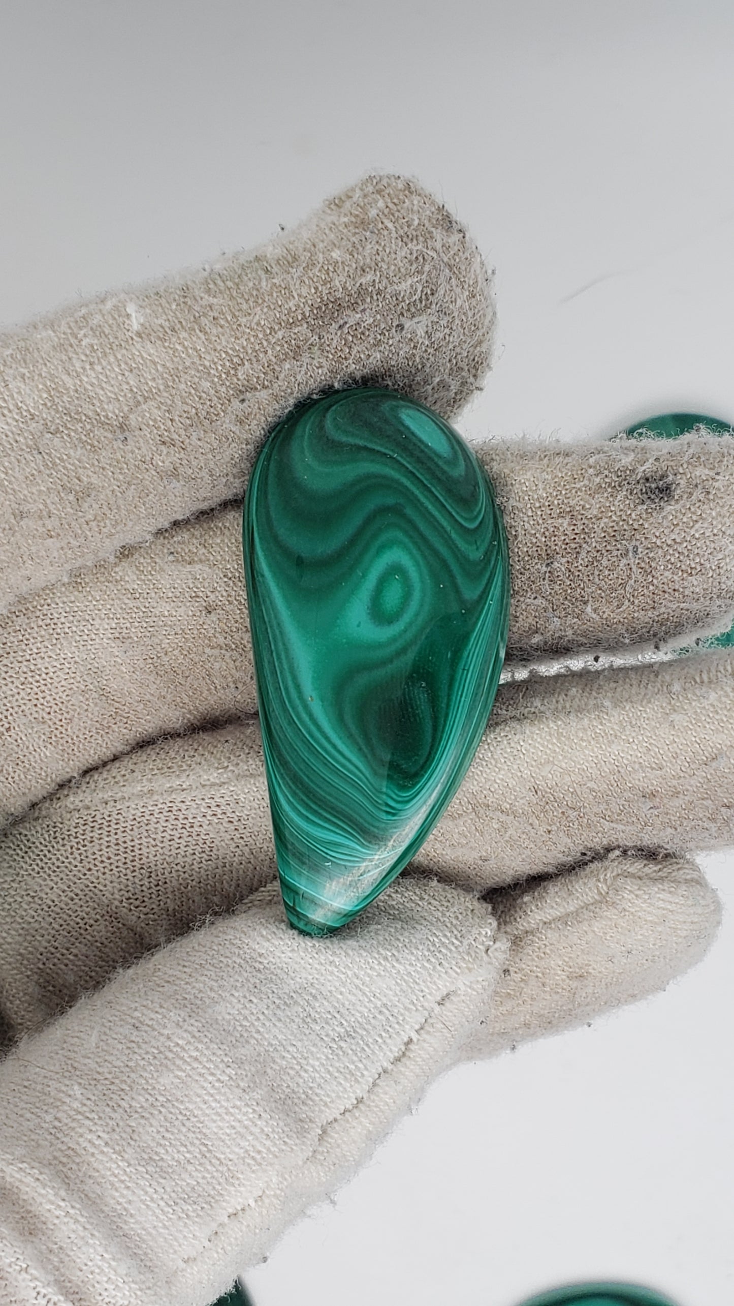 Malachite Cabochons - Medium to Large Pendant Focals - 31.3-43.5mm