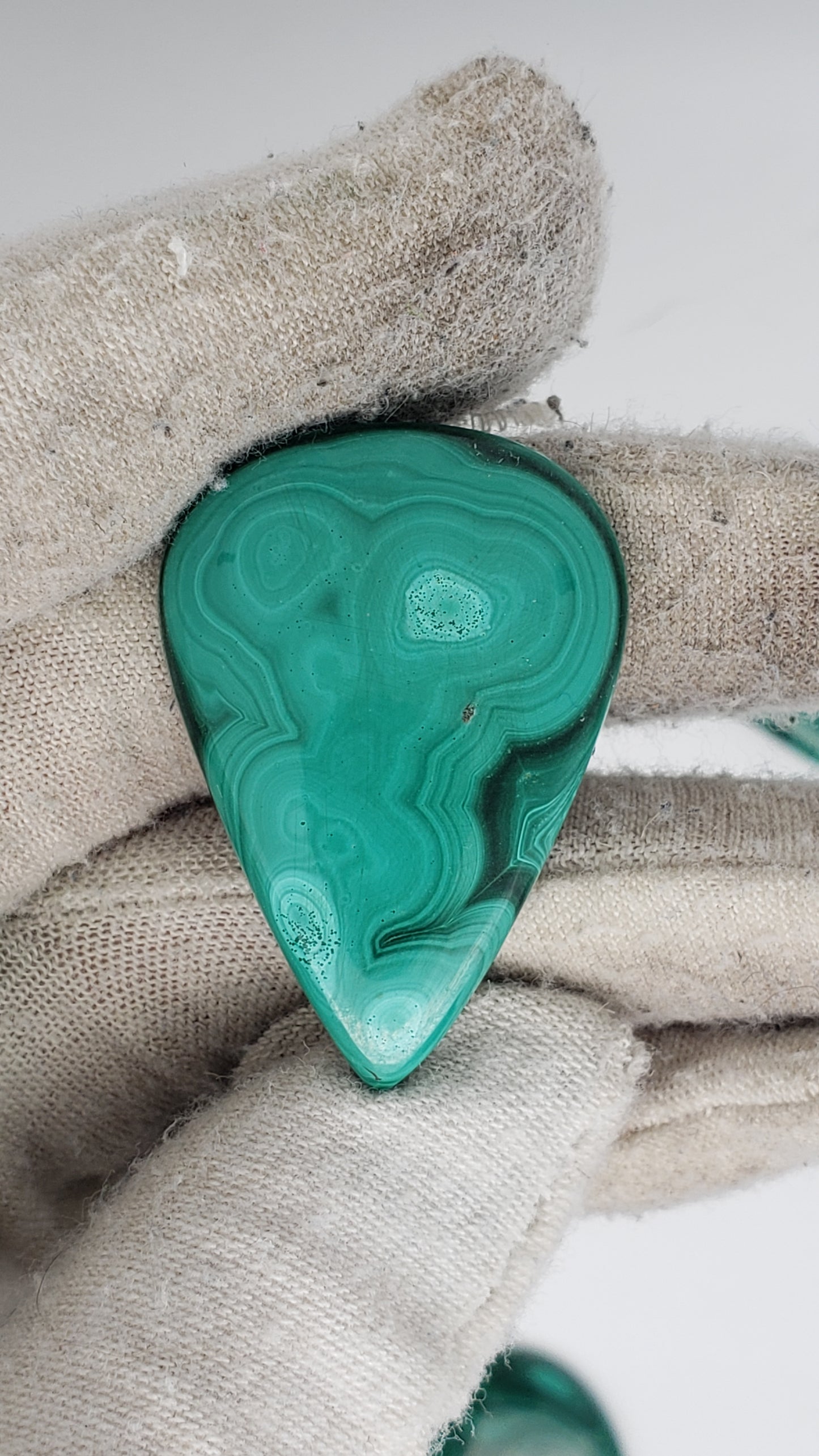 Malachite Cabochons - Medium to Large Pendant Focals - 31.3-43.5mm