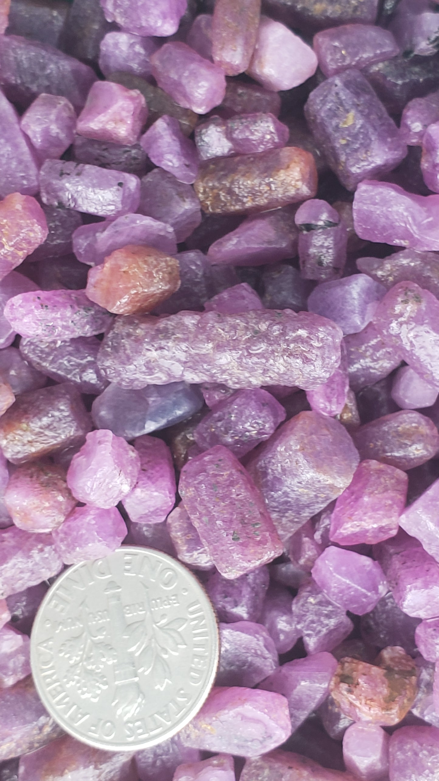 Ruby Barrels, Hexagons, and Slices - Good color - Good luster - Bulk available