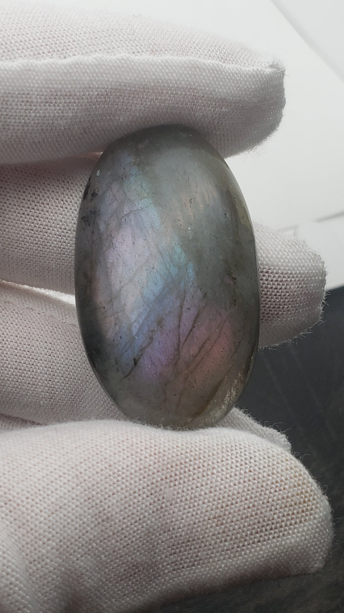 Labradorite Cabs - Purple, Pink, and Sunset Orange - Medium Sizes