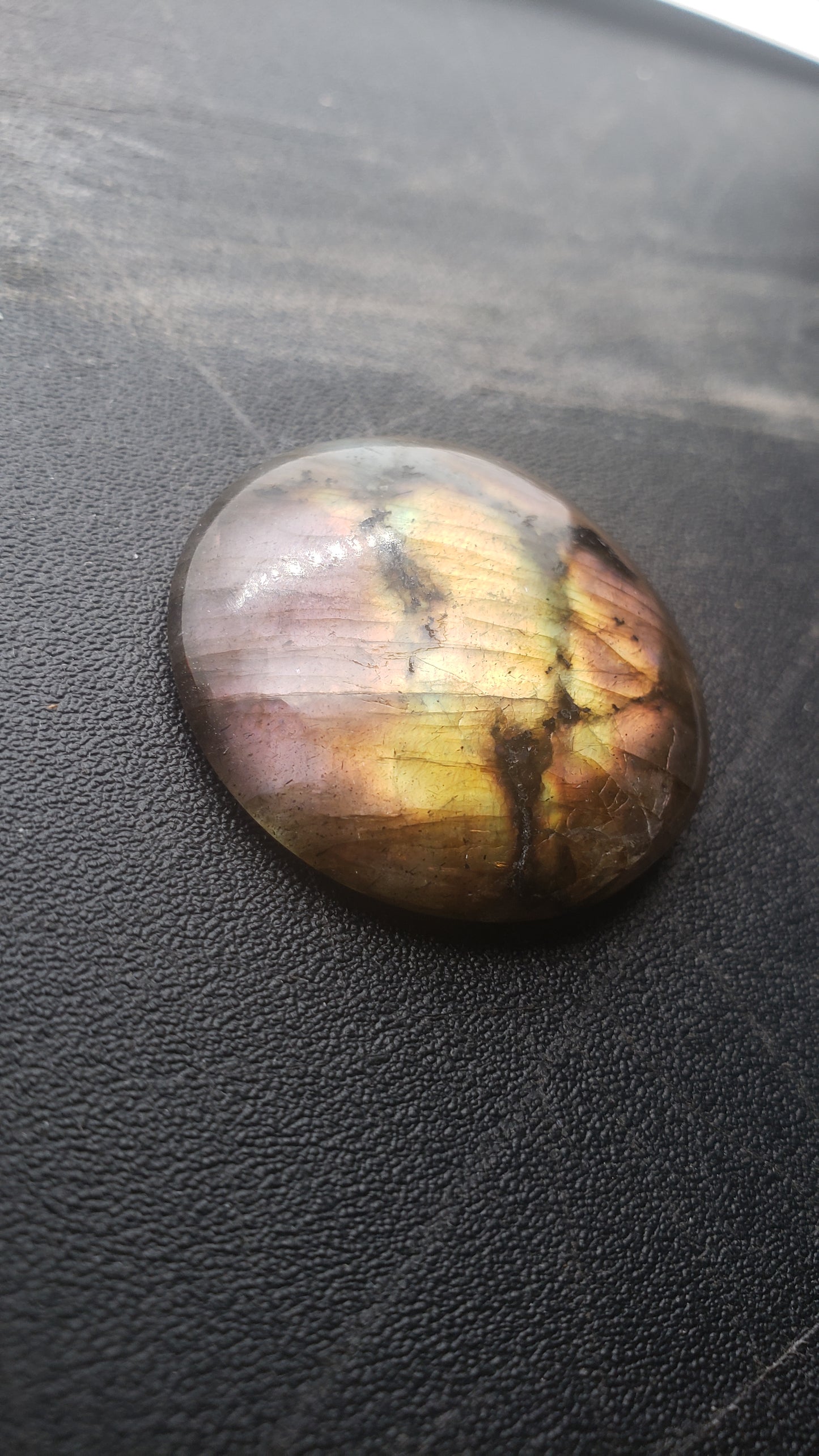 Labradorite Cabs - Purple, Pink, and Sunset Orange - Medium Sizes