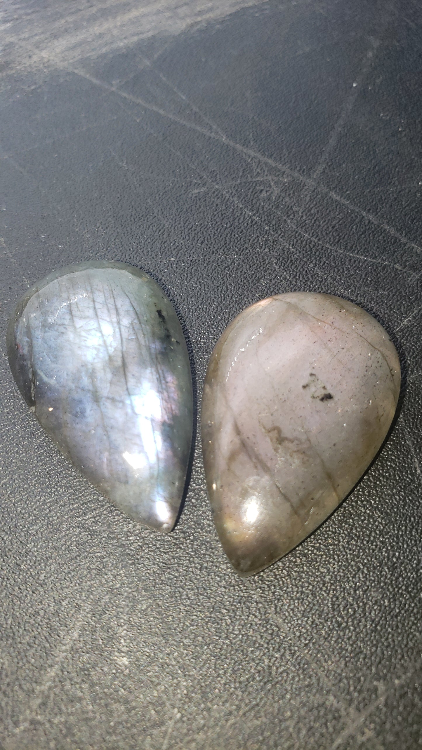 Labradorite Cabs - Purple, Pink, and Sunset Orange - Medium Sizes