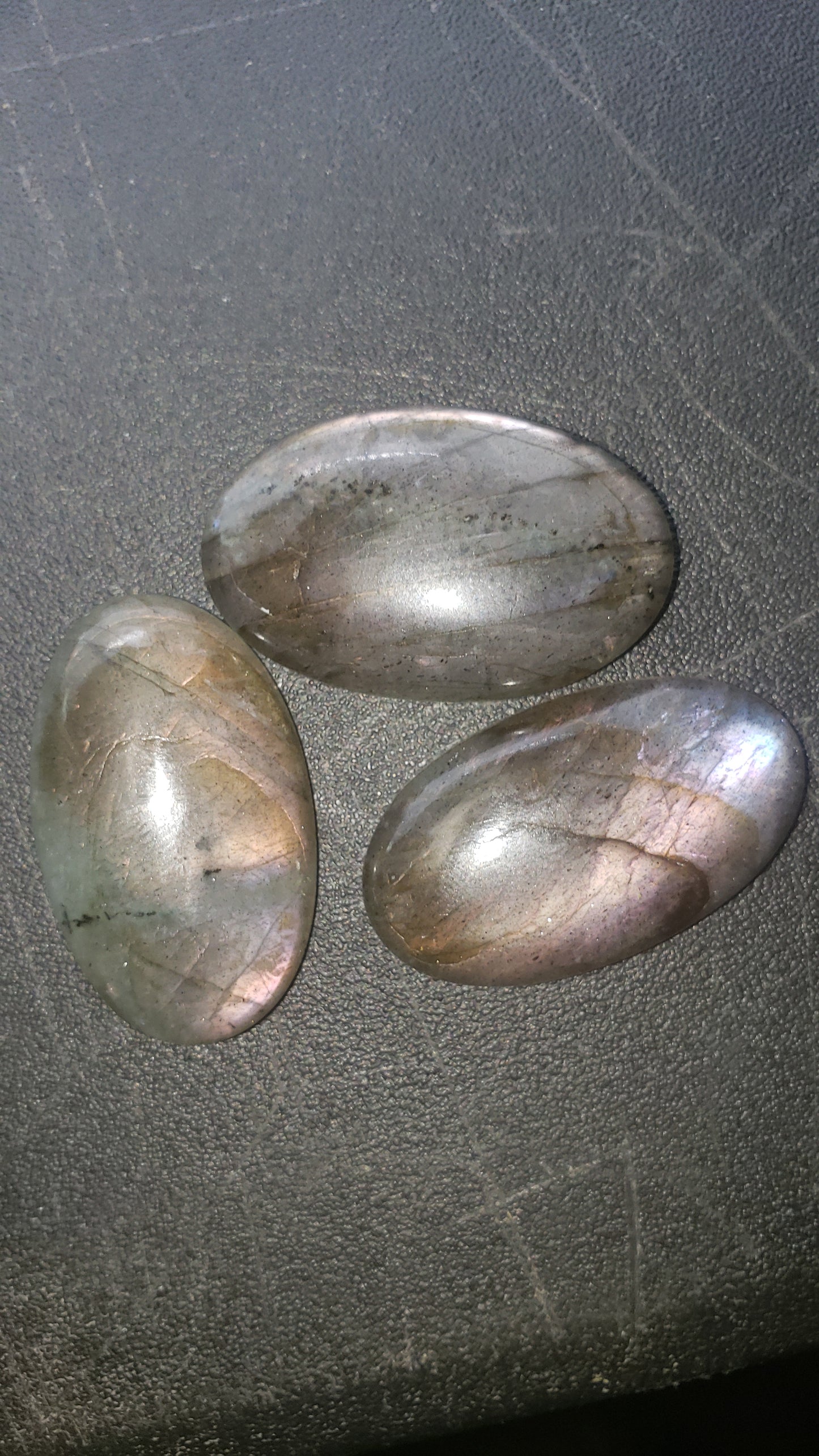 Labradorite Cabs - Purple, Pink, and Sunset Orange - Medium Sizes