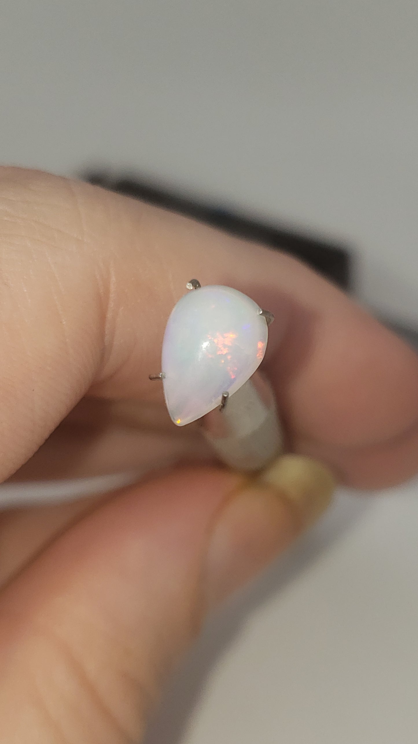 1.1ct Ethiopian Welo Opal Pear Cab