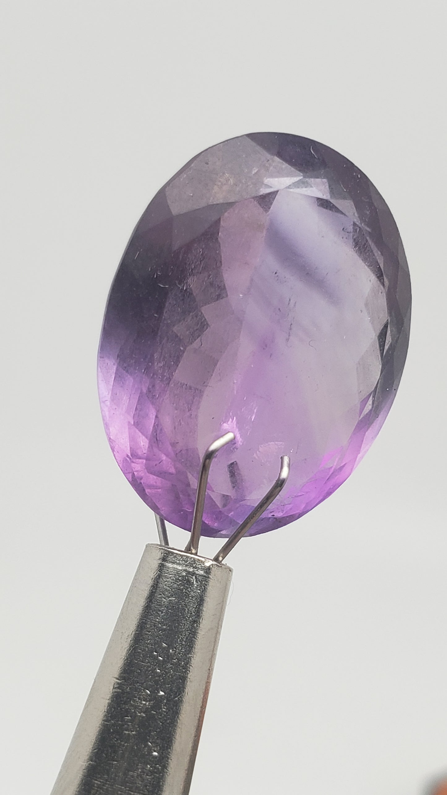 Chevron Amethyst Facet