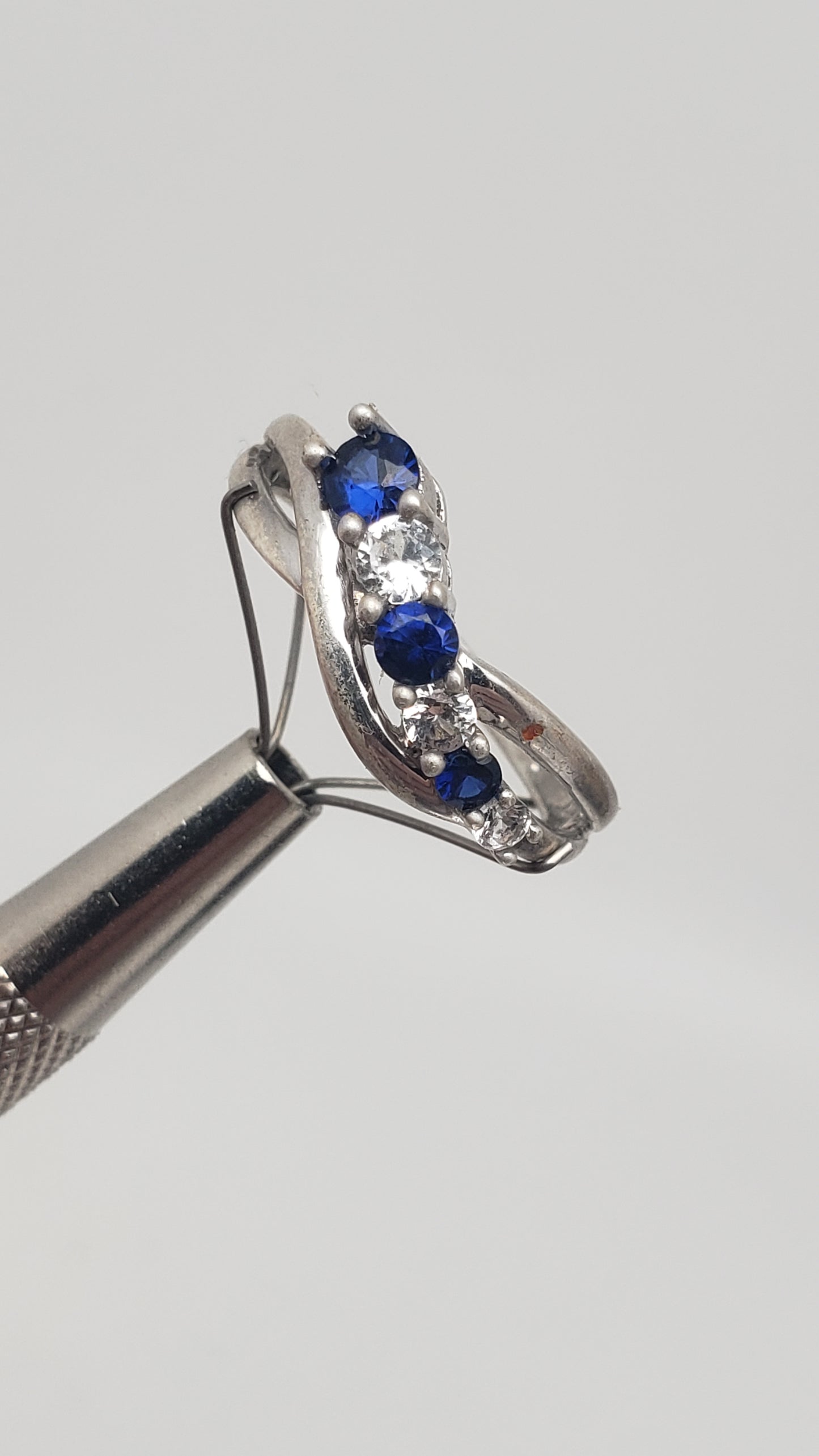 S7: Sterling Silver and Cubic Zirc Ring