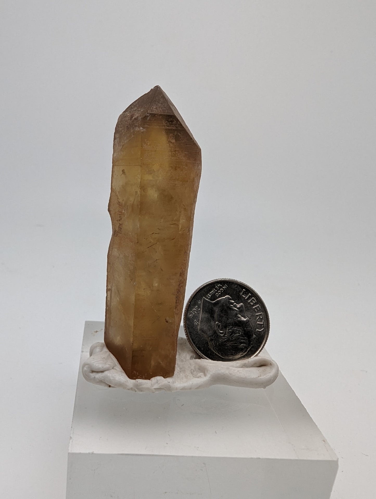 All Natural Citrine Point - Zambian - 53.5mm Long