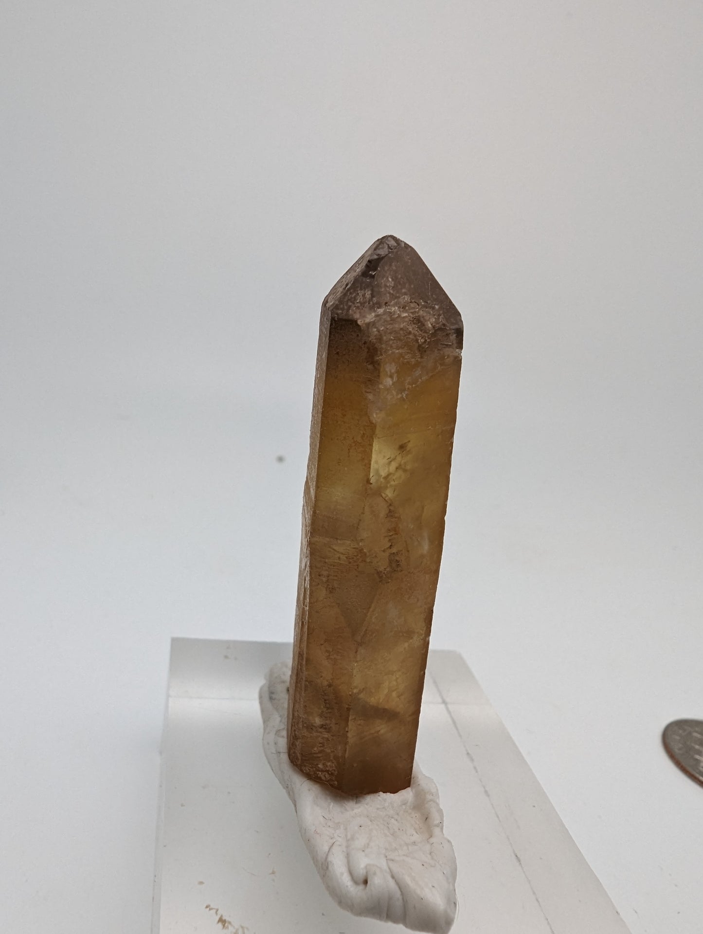 All Natural Citrine Point - Zambian - 53.5mm Long