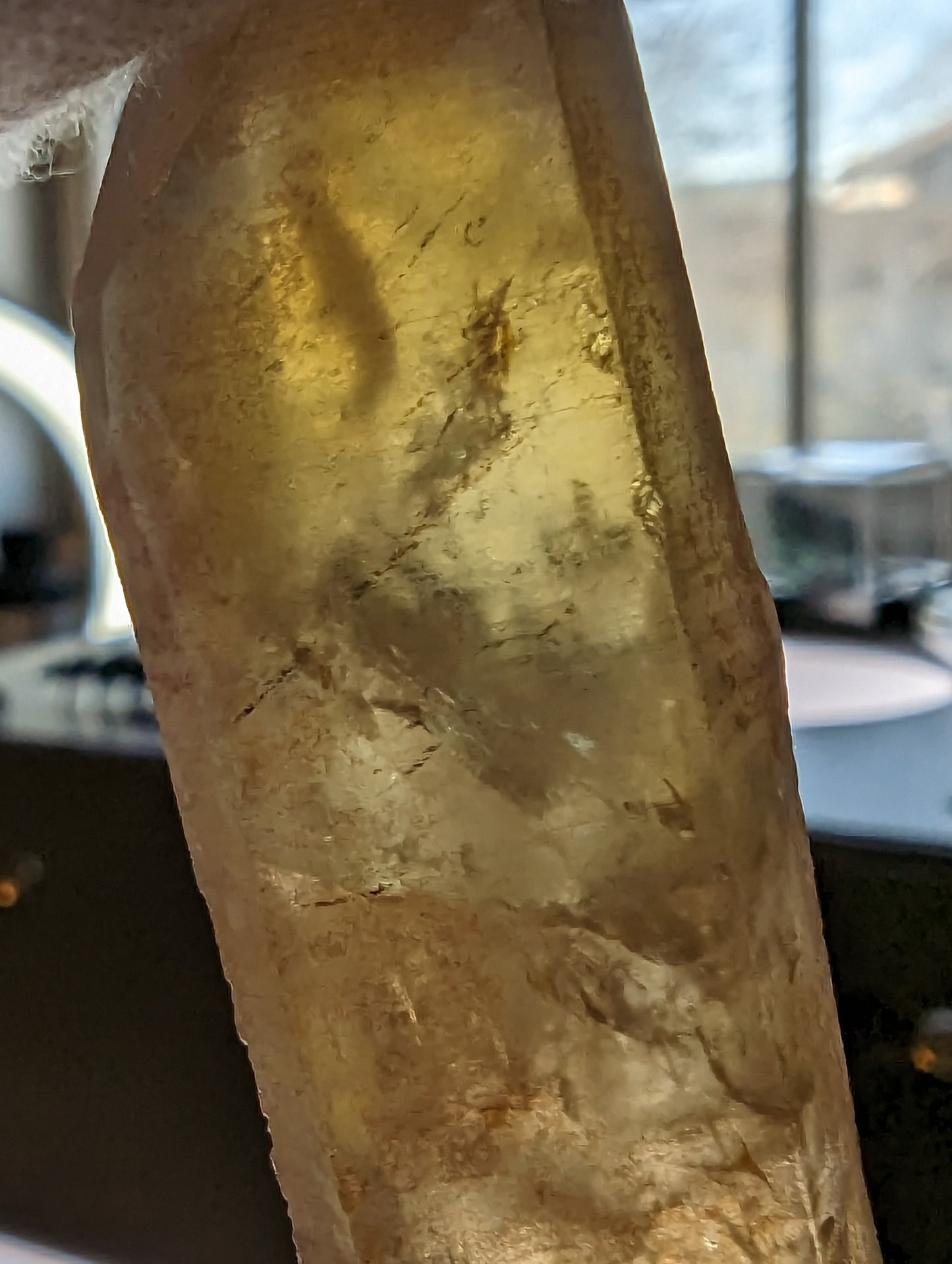 All Natural Citrine Point - Zambian - 53.5mm Long