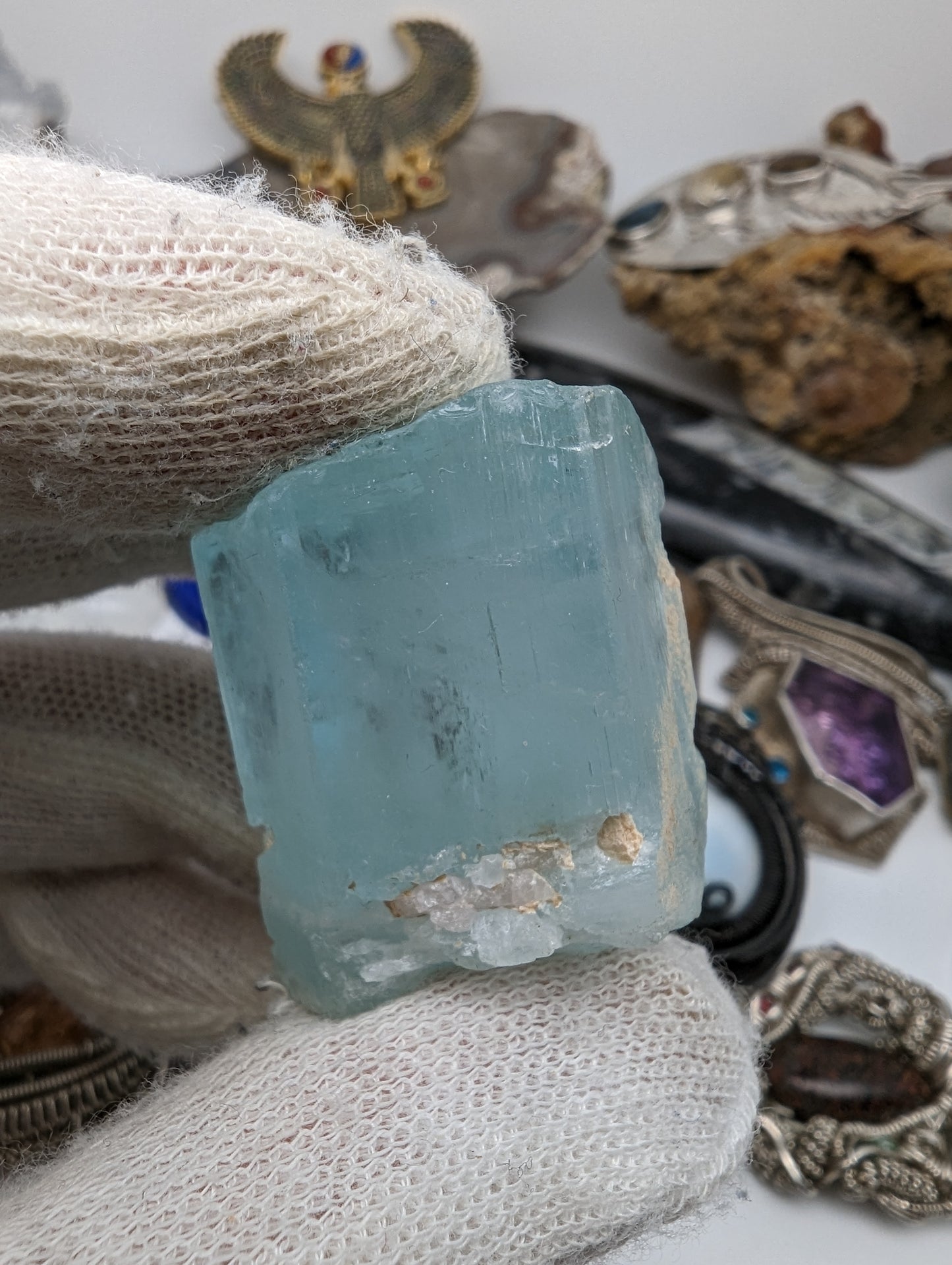 Aquamarine Specimen - Great Color -  38mm - Shigar Valley