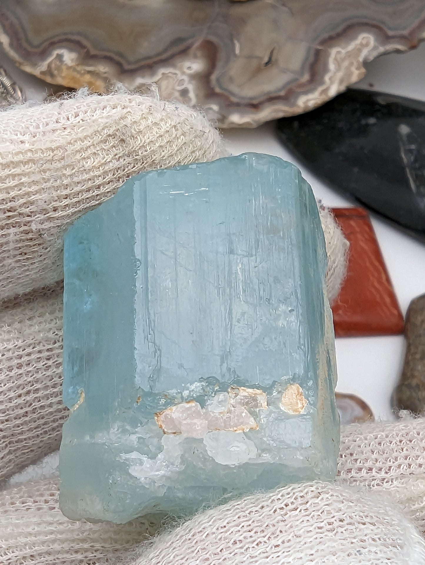 Aquamarine Specimen - Great Color -  38mm - Shigar Valley