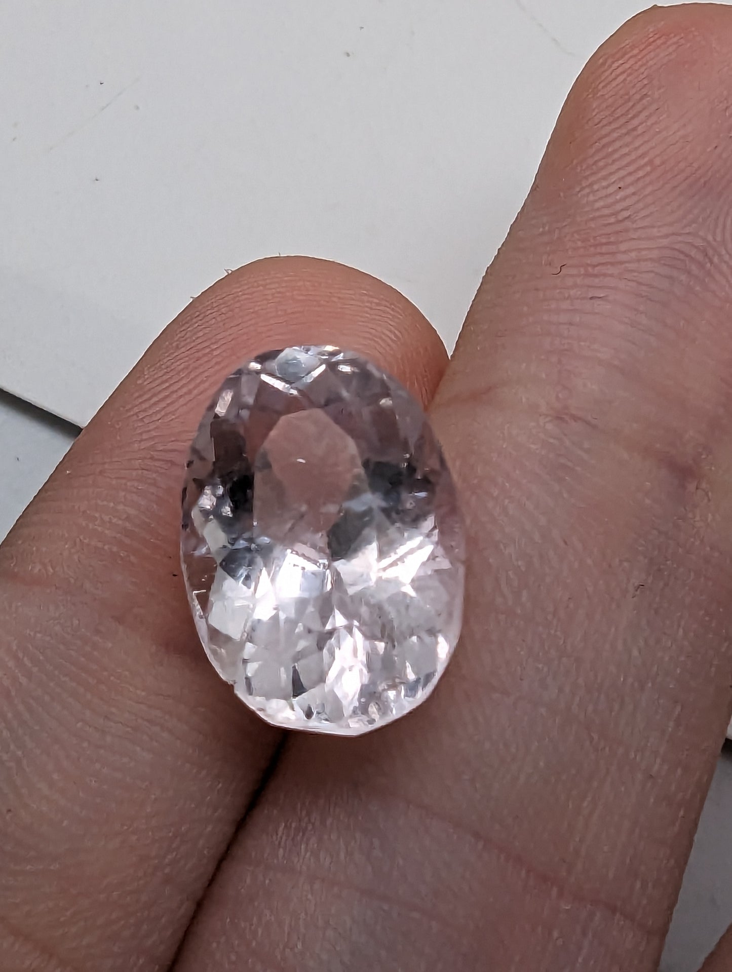 Kunzite Oval Facet - Lilac - 10.75cts - 16mm