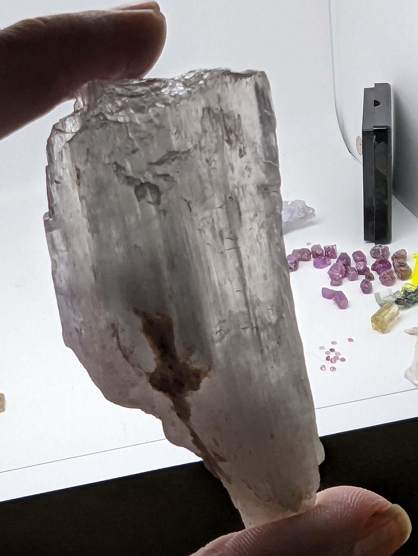 Large Purple/Pink Kunzite Crystal Specimen