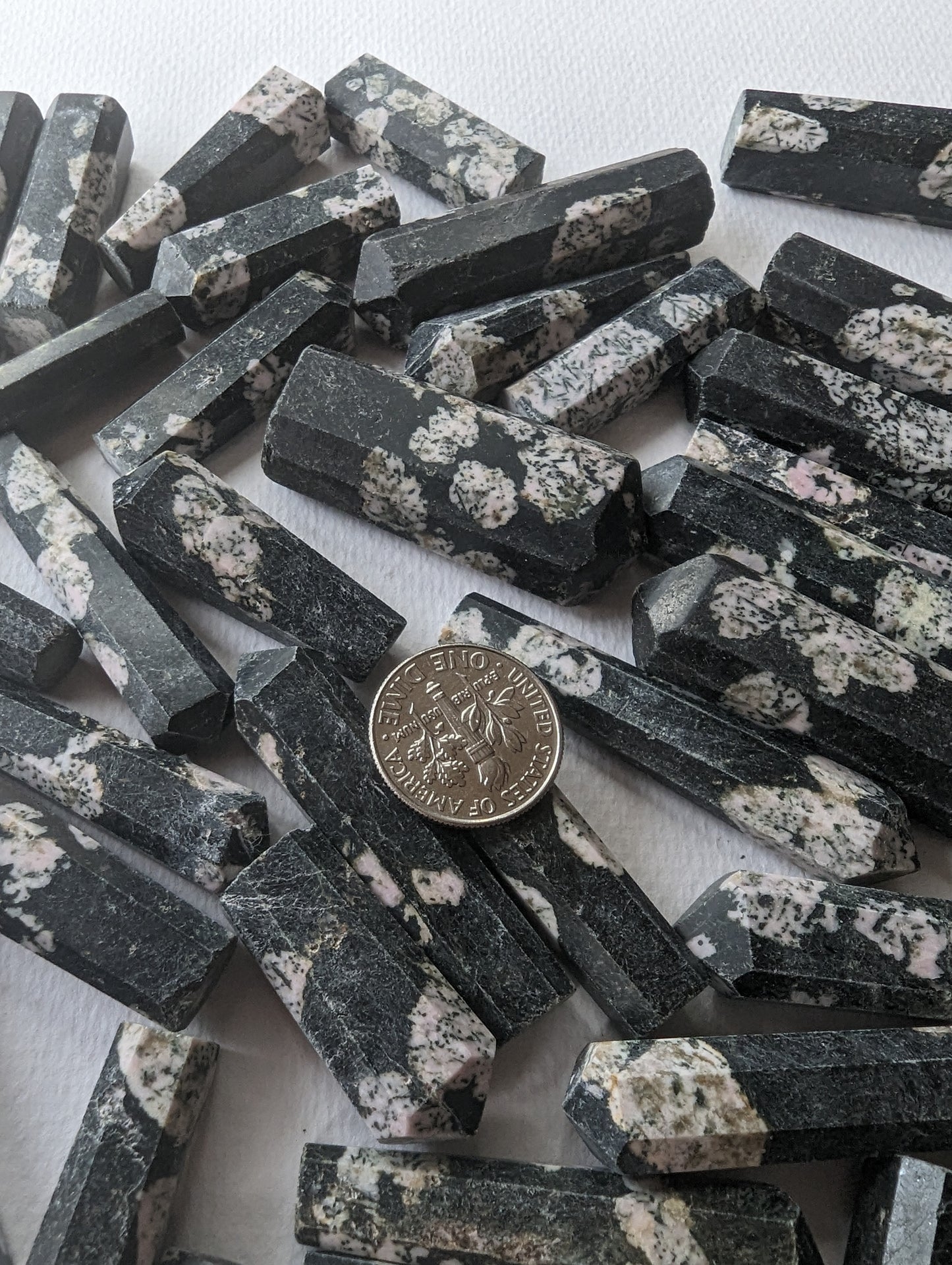 Snowflake Obsidian - Towers / Pendant Points - 2-2.5"