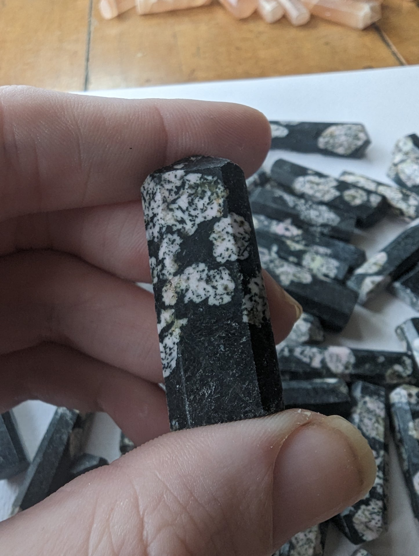 Snowflake Obsidian - Towers / Pendant Points - 2-2.5"