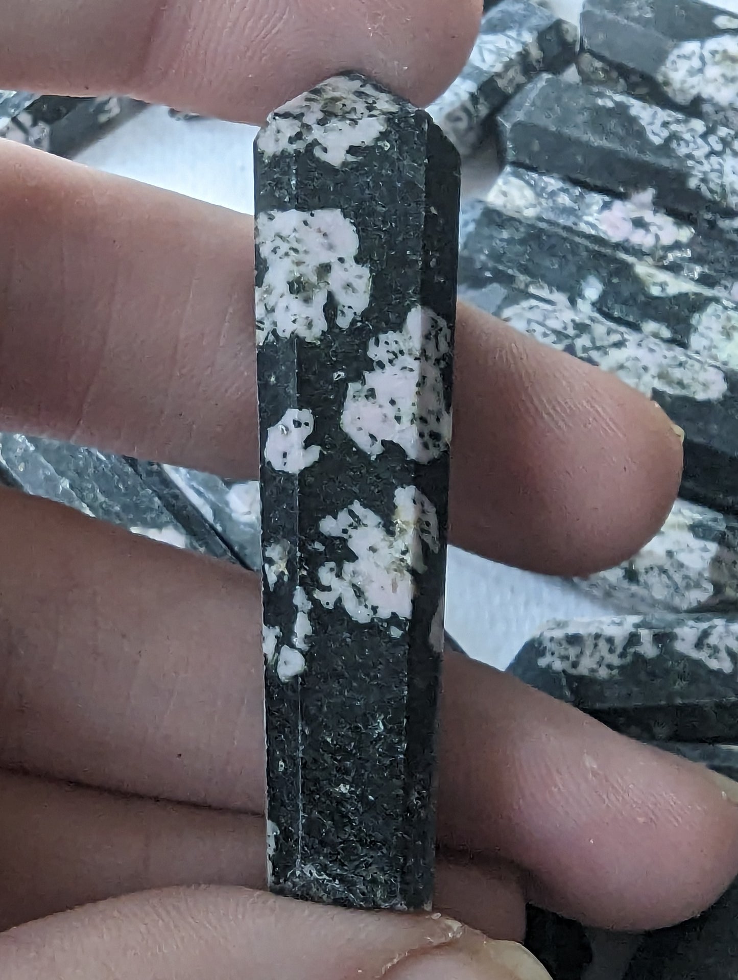 Snowflake Obsidian - Towers / Pendant Points - 2-2.5"