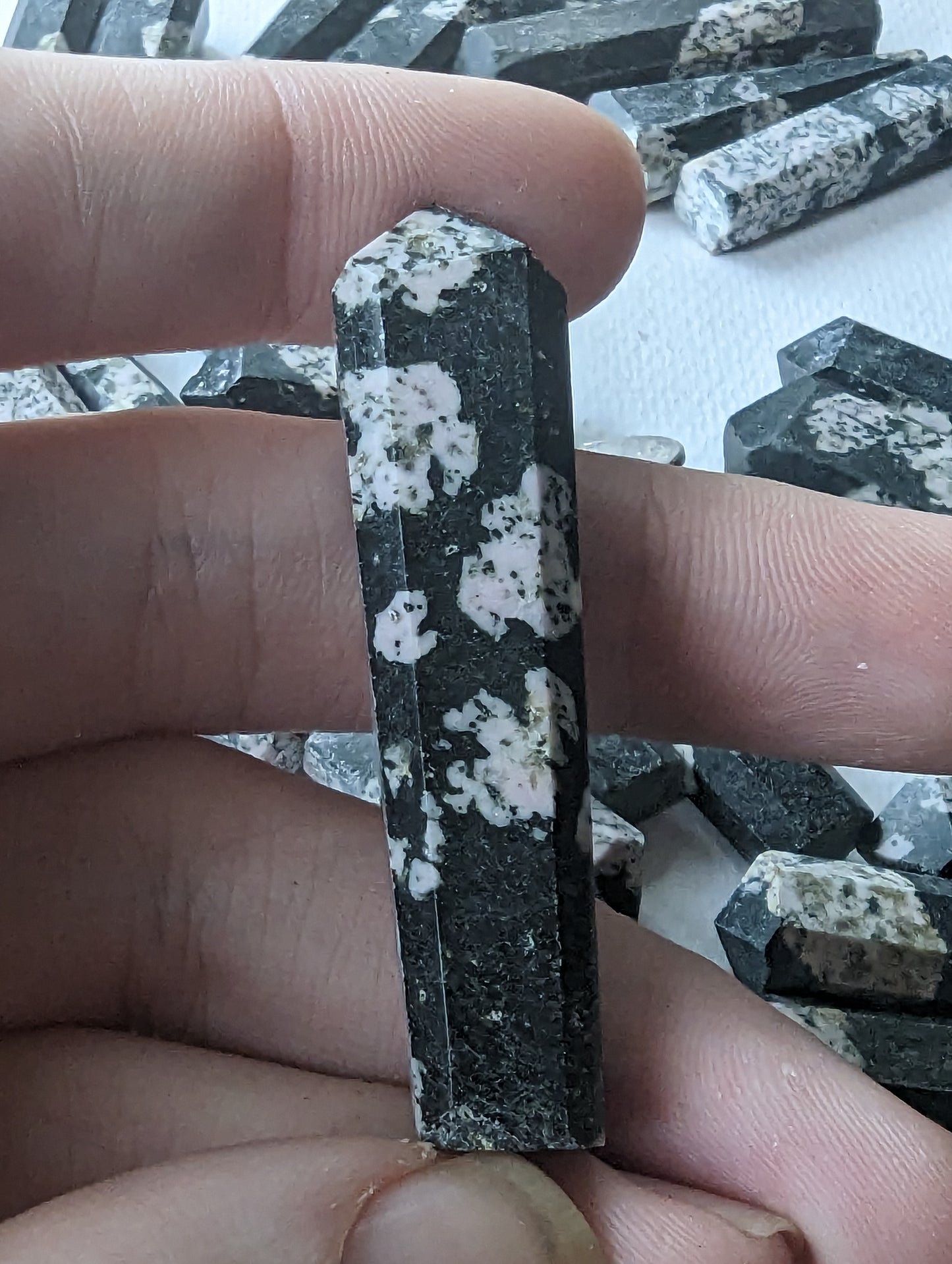 Snowflake Obsidian - Towers / Pendant Points - 2-2.5"