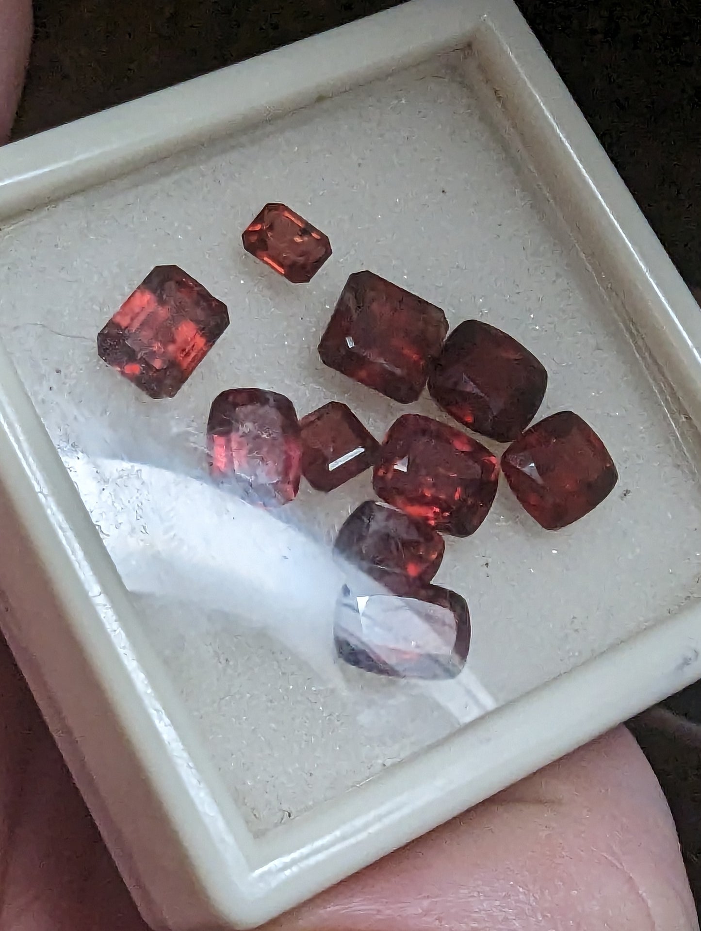 Rhodolite Garnet Facets - 10 pcs - 20.5cts - Whole Lot