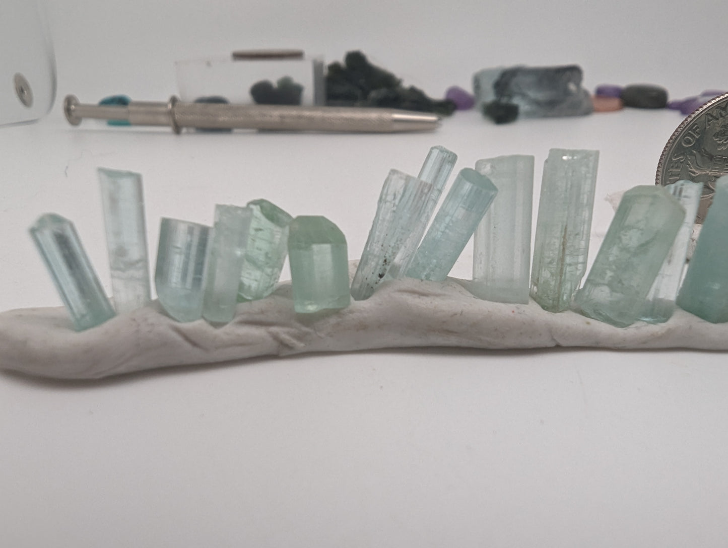 Blue-Green Tourmaline Lot - 10g(50cts) - 8-16mm