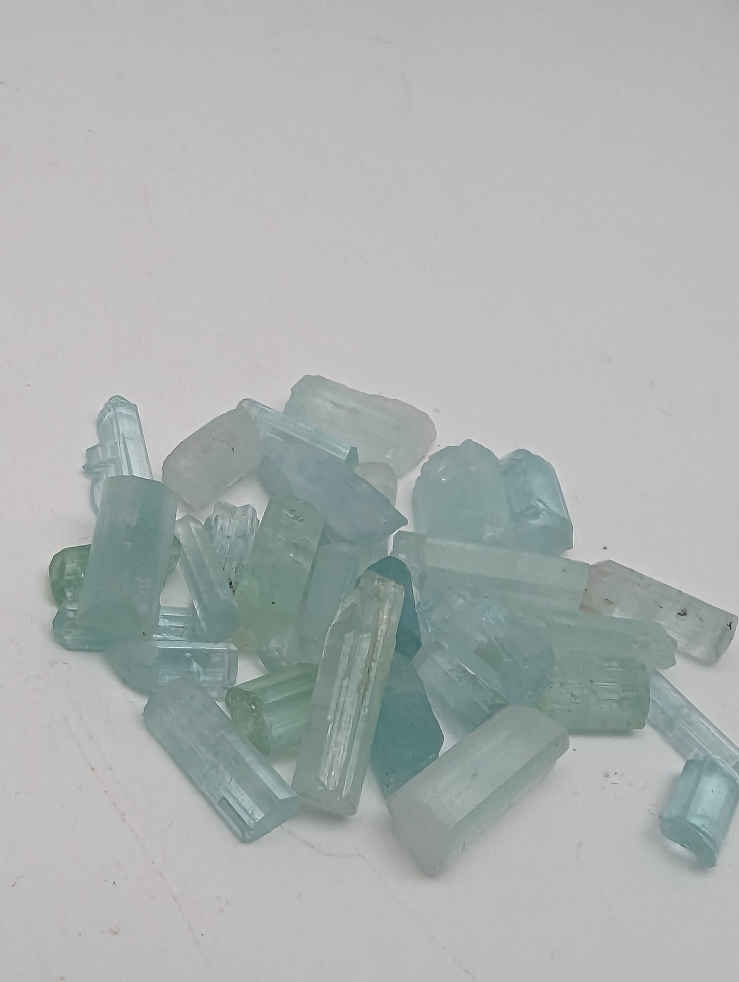 Blue-Green Tourmaline Lot - 10g(50cts) - 8-16mm