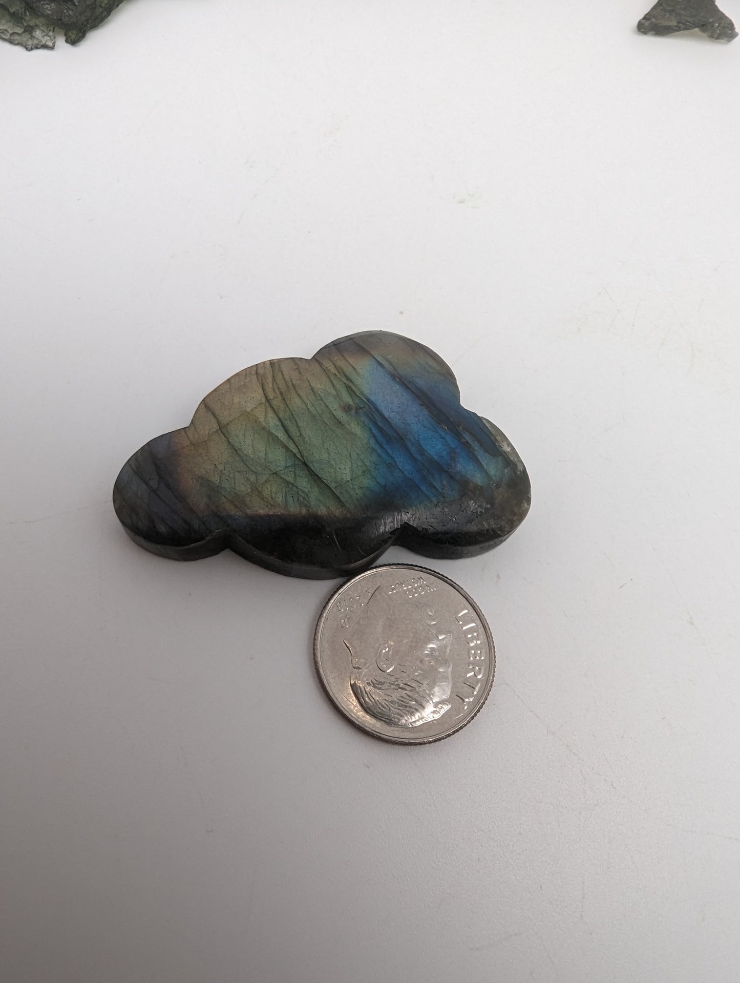 Sunset Labradorite Cloud Shaped Cabochon - 69.65cts - 43mm